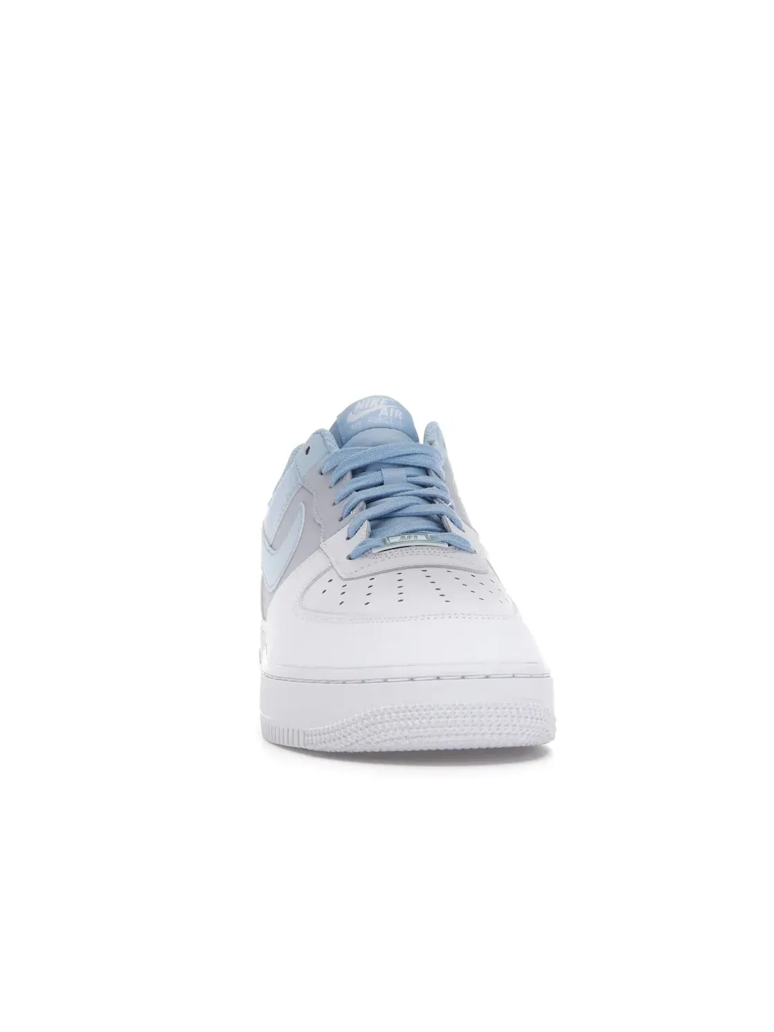 Мужские кроссовки с кожаным и замшевым верхом Nike Air Force 1 Low — изображение 2 из 4, синий/синий-серый