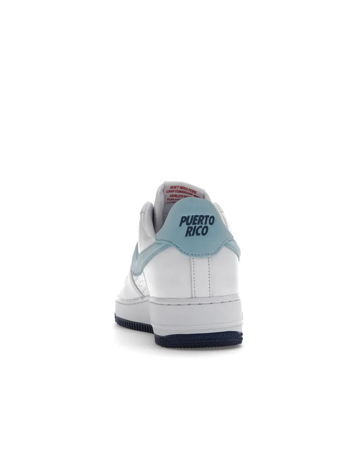 Мужские кроссовки с перфорацией Nike Air Force 1 Low Puerto Rico 2022 Nike — изображение 4 из 4, белый/синий-белый