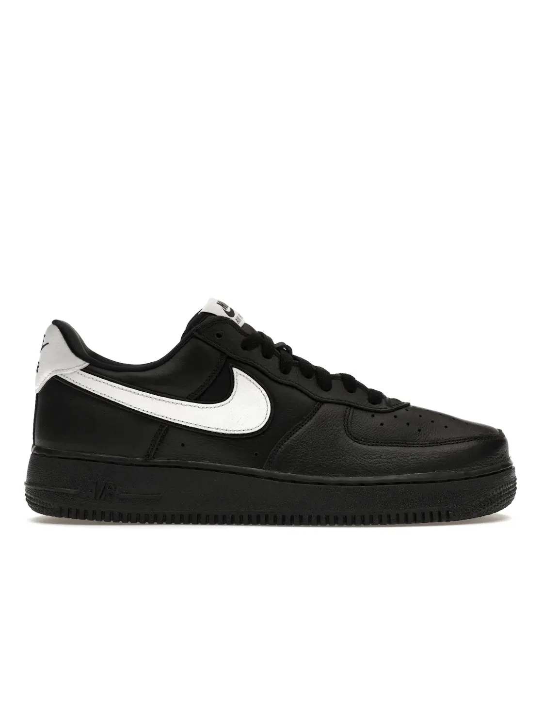 Мужские кроссовки Lifestyle с премиум-кожей Nike Air Force 1 Low QS Nike — изображение 1 из 4, черный/белый-черный