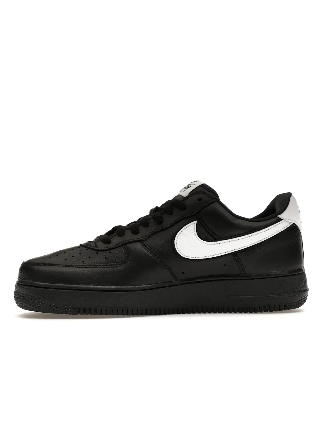 Мужские кроссовки Lifestyle с премиум-кожей Nike Air Force 1 Low QS Nike — изображение 3 из 4, черный/белый-черный