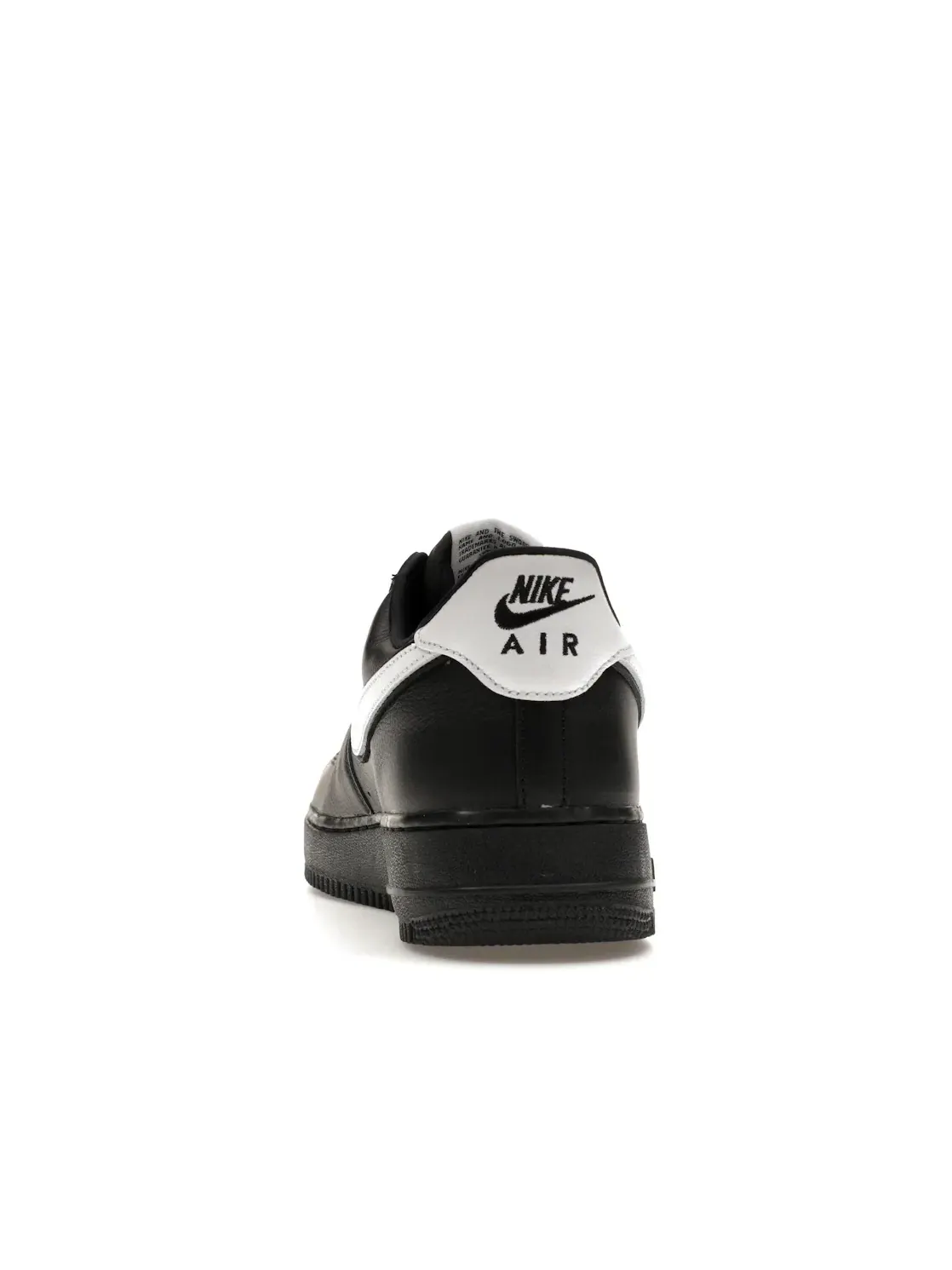 Мужские кроссовки Lifestyle с премиум-кожей Nike Air Force 1 Low QS Nike — изображение 4 из 4, черный/белый-черный