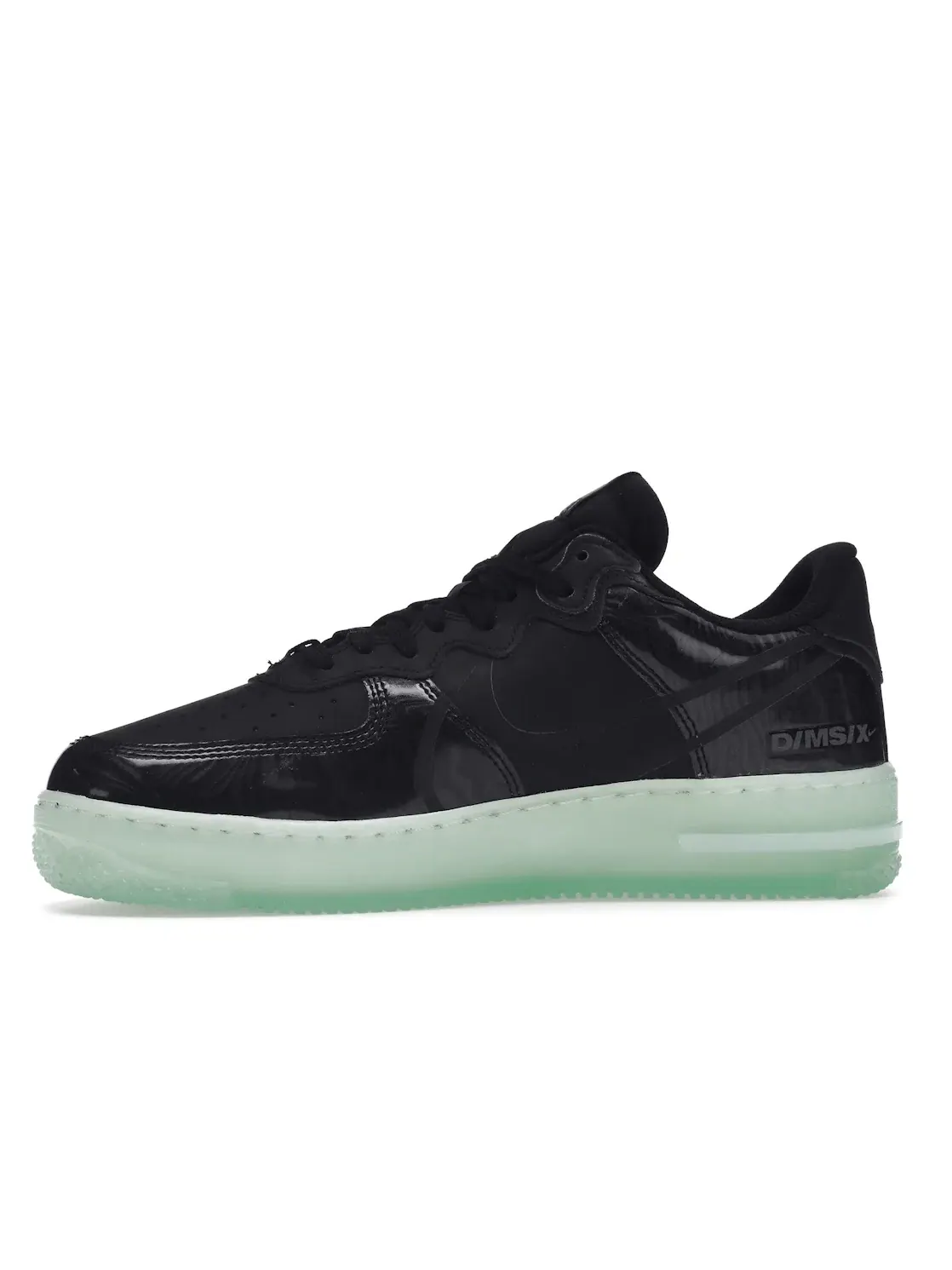 Мужские кроссовки с React-пеной Nike Air Force 1 Low React — изображение 3 из 4, черный/черный-зеленый