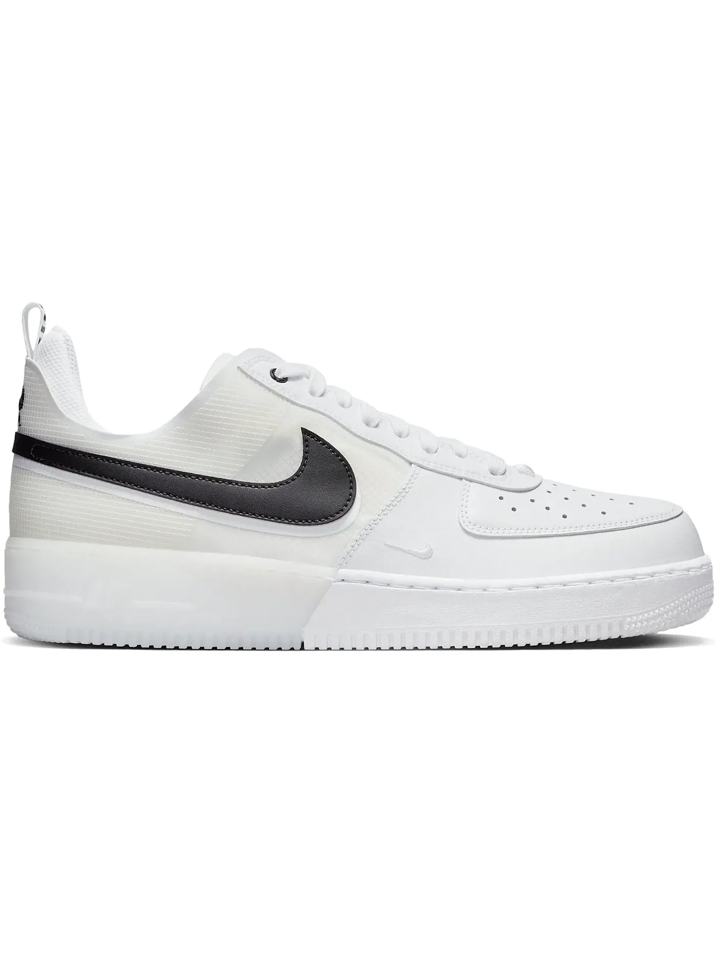 Мужские кроссовки повседневные Nike Air Force 1 Low React — изображение 1 из 1, белый/черный