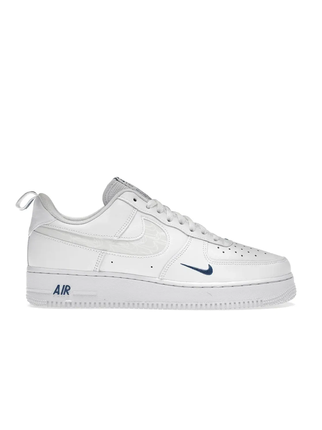 Мужские кроссовки с отражающим элементом Nike Air Force 1 Low — изображение 1 из 4, белый/синий