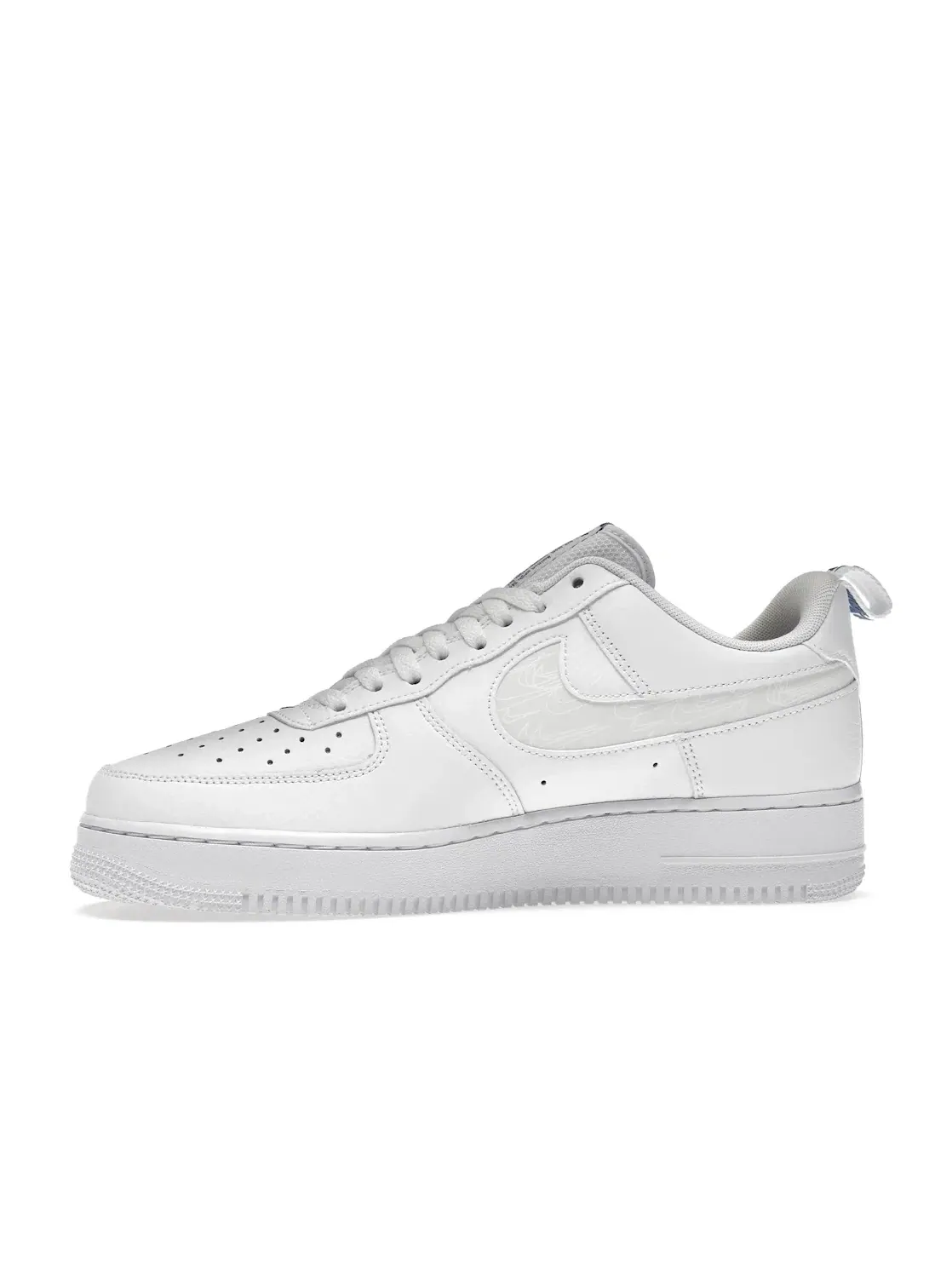 Мужские кроссовки с отражающим элементом Nike Air Force 1 Low — изображение 3 из 4, белый/синий