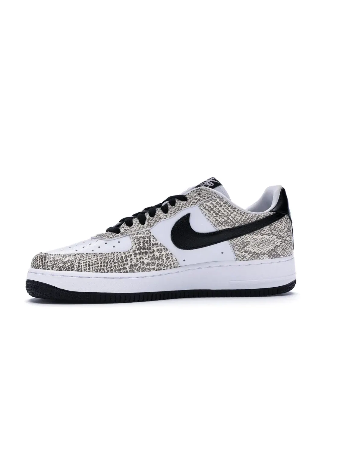 Мужские кроссовки с принтом под змеиную кожу Nike Air Force 1 Low Retro — изображение 3 из 4, белый/черный