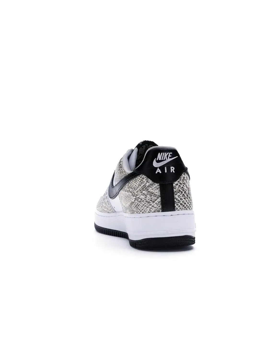 Мужские кроссовки с принтом под змеиную кожу Nike Air Force 1 Low Retro — изображение 4 из 4, белый/черный