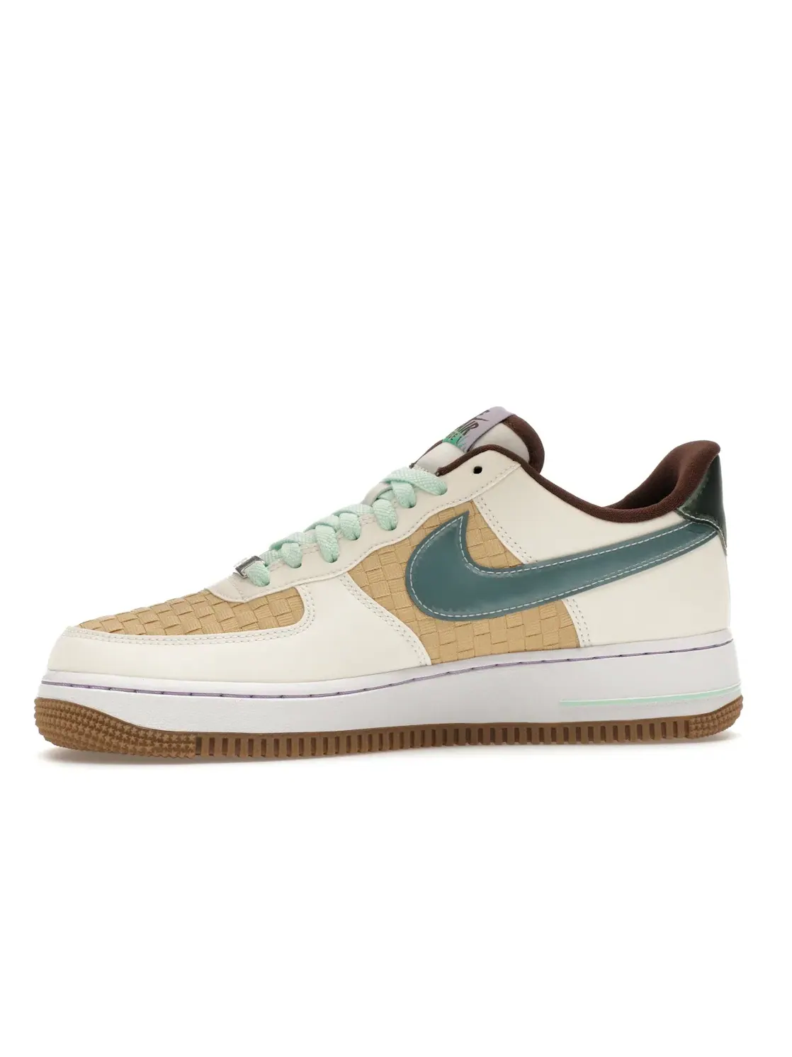 Мужские кроссовки Nike Air Force 1 Low Retro Easter Basket — изображение 3 из 4, белый/синий