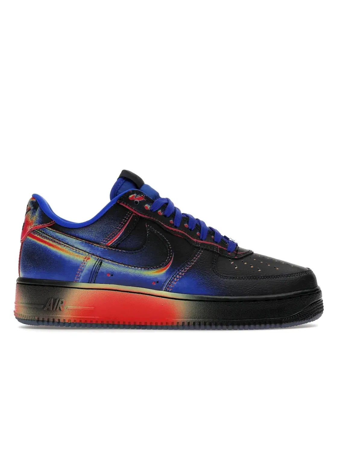 Мужские кроссовки Lifestyle с принтом Nike Air Force 1 Low Retro Nike — изображение 1 из 4, черный/синий