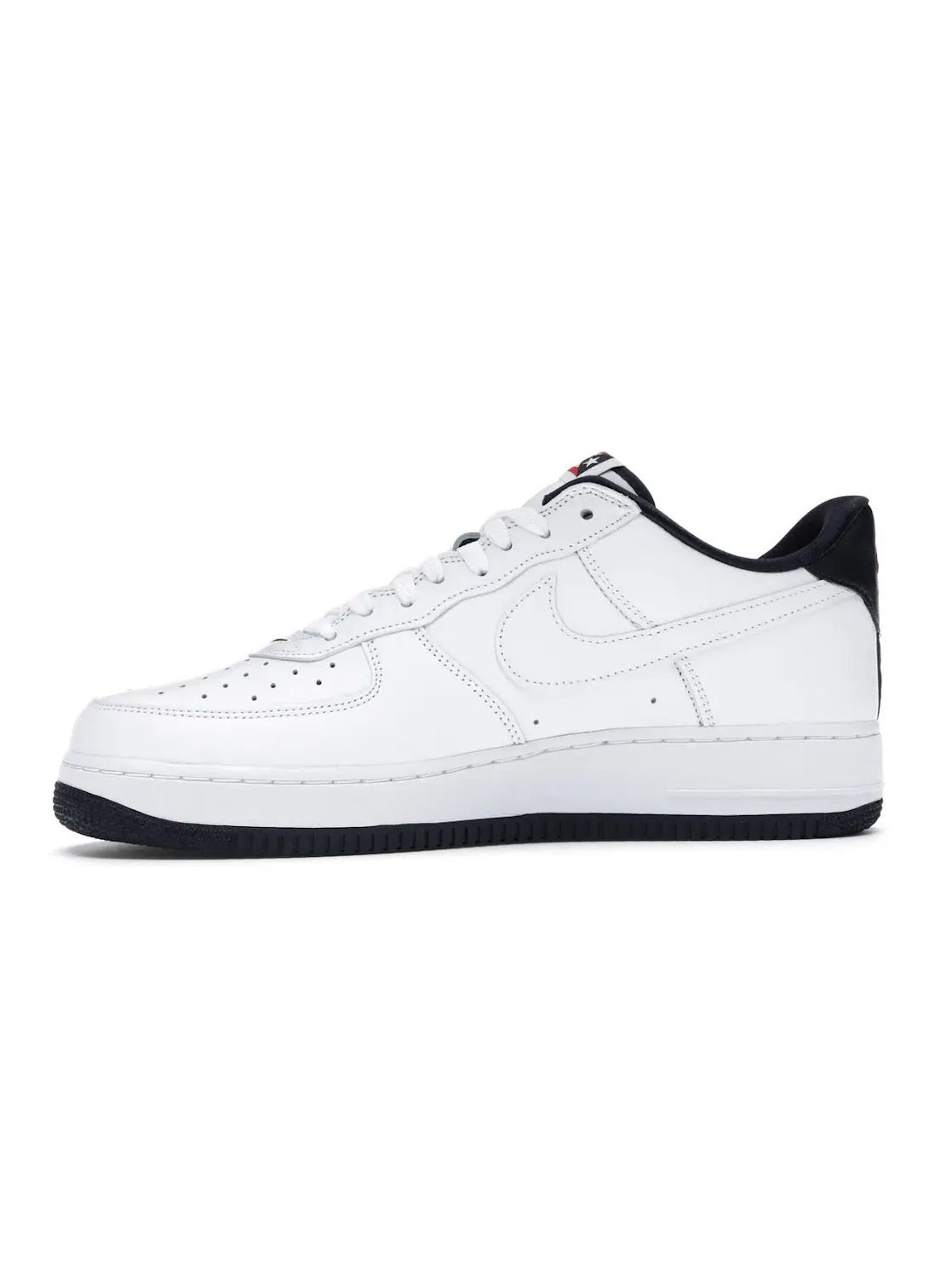 Мужские кроссовки Lifestyle Nike Air Force 1 Low Retro Puerto Rico (2020) — изображение 3 из 4, белый/белый--красный
