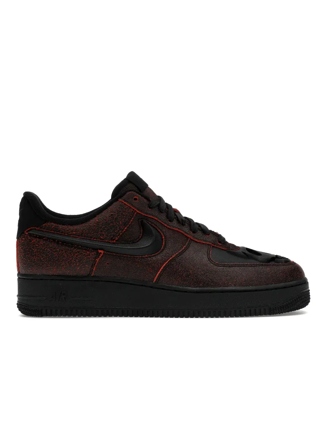 Мужские кроссовки Lifestyle с принтом Nike Air Force 1 Low Retro QS — изображение 1 из 4, черный/черный