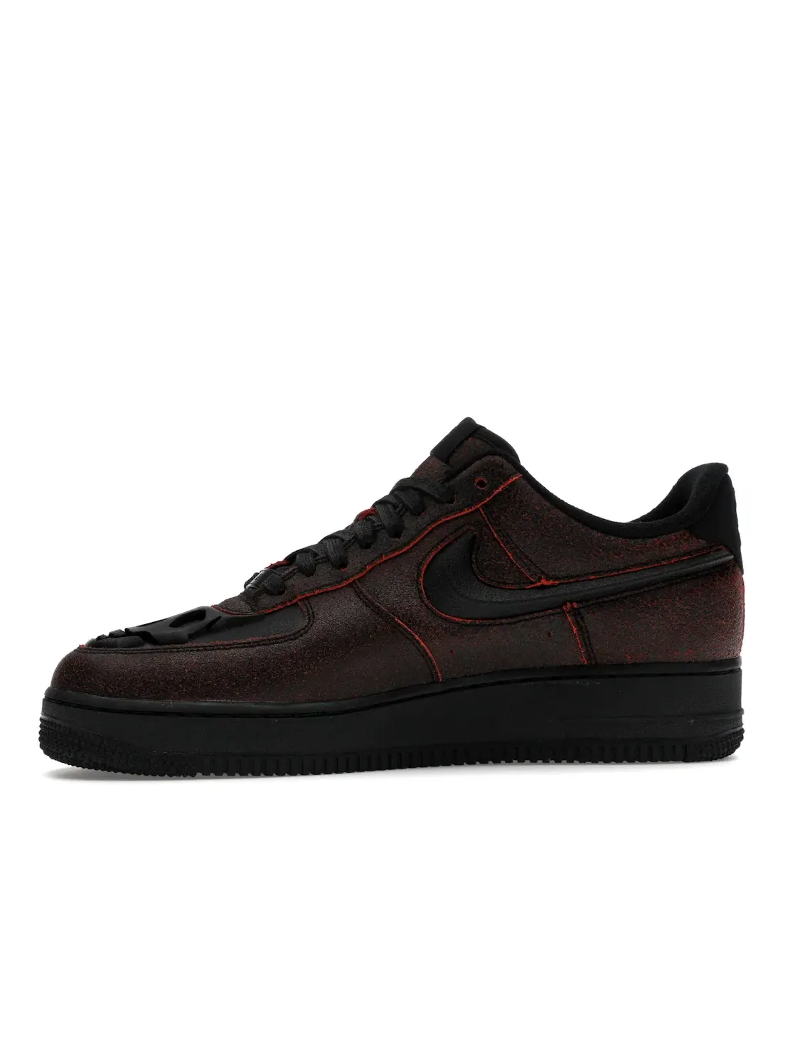 Мужские кроссовки Lifestyle с принтом Nike Air Force 1 Low Retro QS — изображение 3 из 4, черный/черный