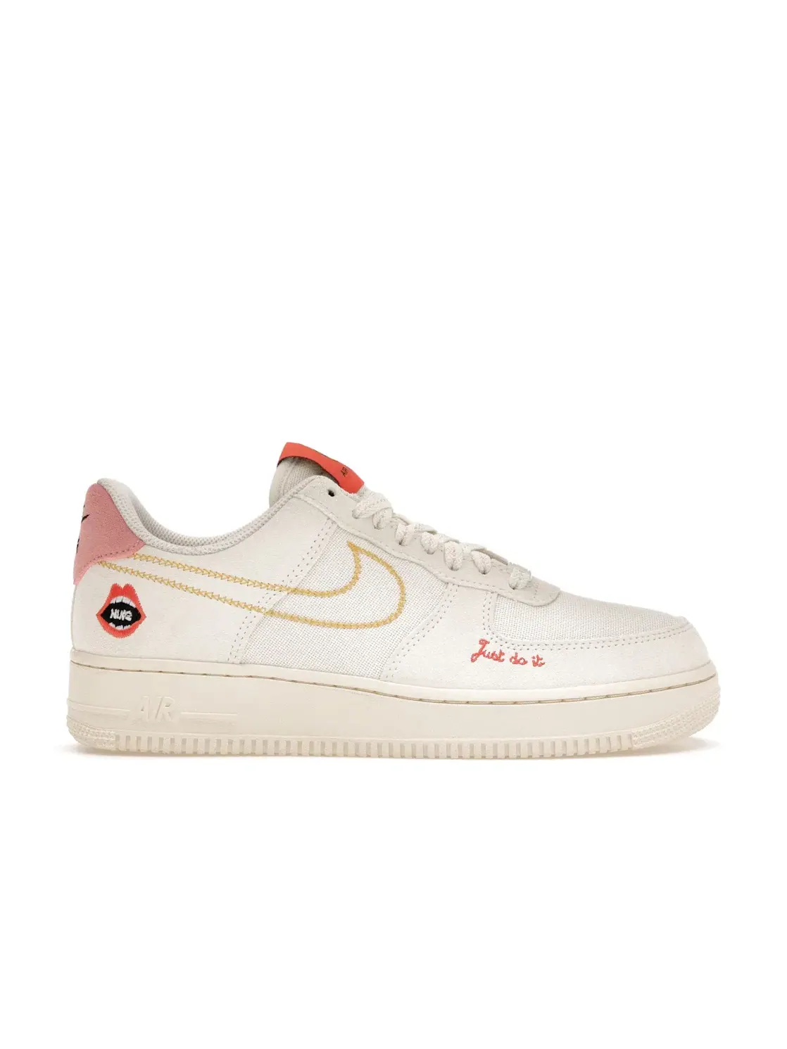 Женские кроссовки с принтом Nike Air Force 1 Low Rock N Roll Nike — изображение 1 из 4, белый