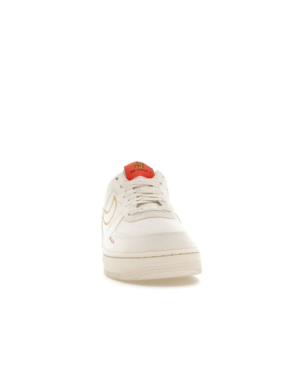 Женские кроссовки с принтом Nike Air Force 1 Low Rock N Roll Nike — изображение 2 из 4, белый