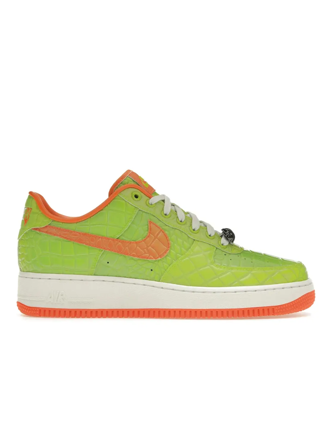 Мужские кроссовки Lifestyle Nike Air Force 1 Low — изображение 1 из 4, зеленый/оранжевый