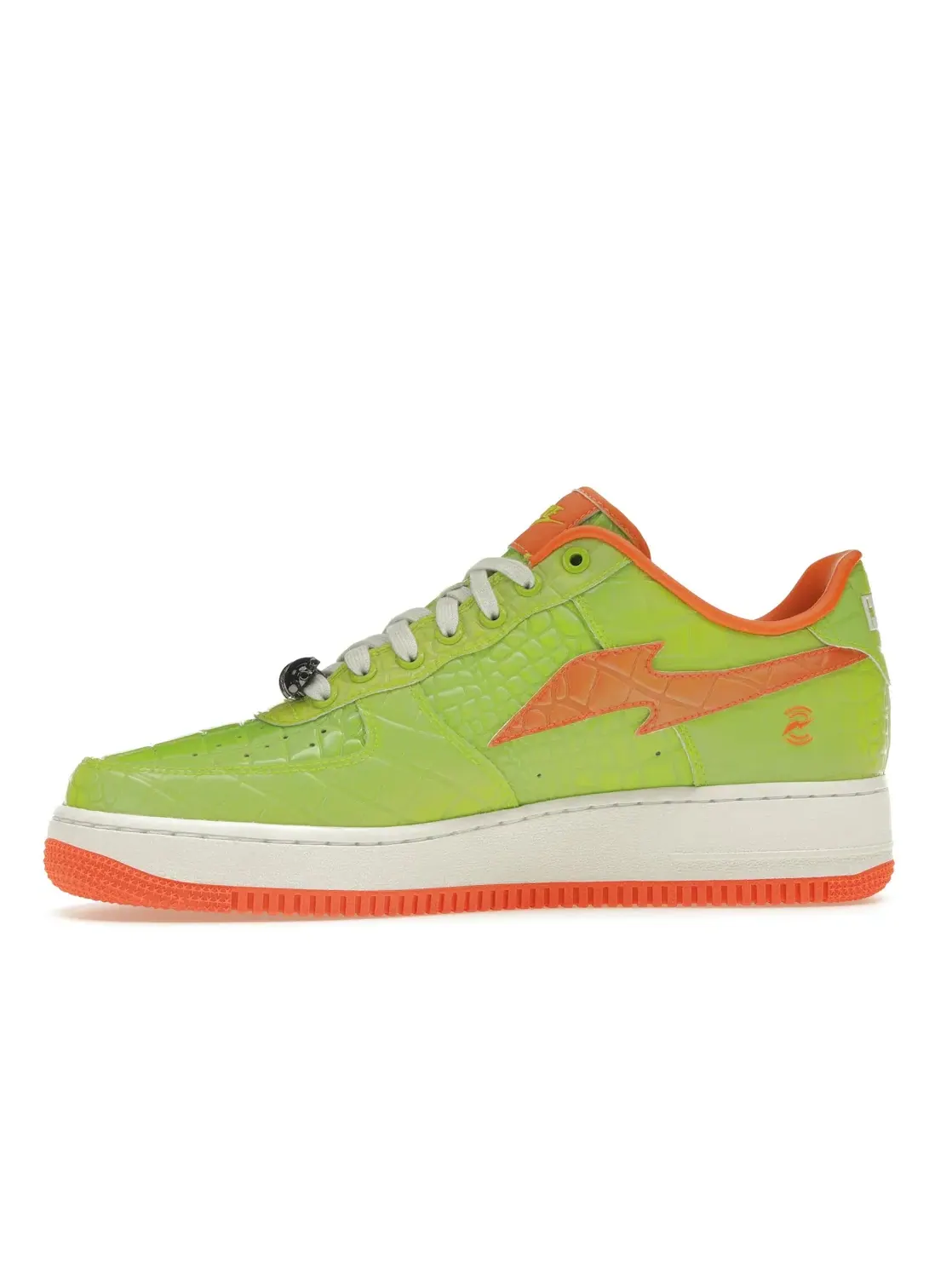 Мужские кроссовки Lifestyle Nike Air Force 1 Low — изображение 3 из 4, зеленый/оранжевый
