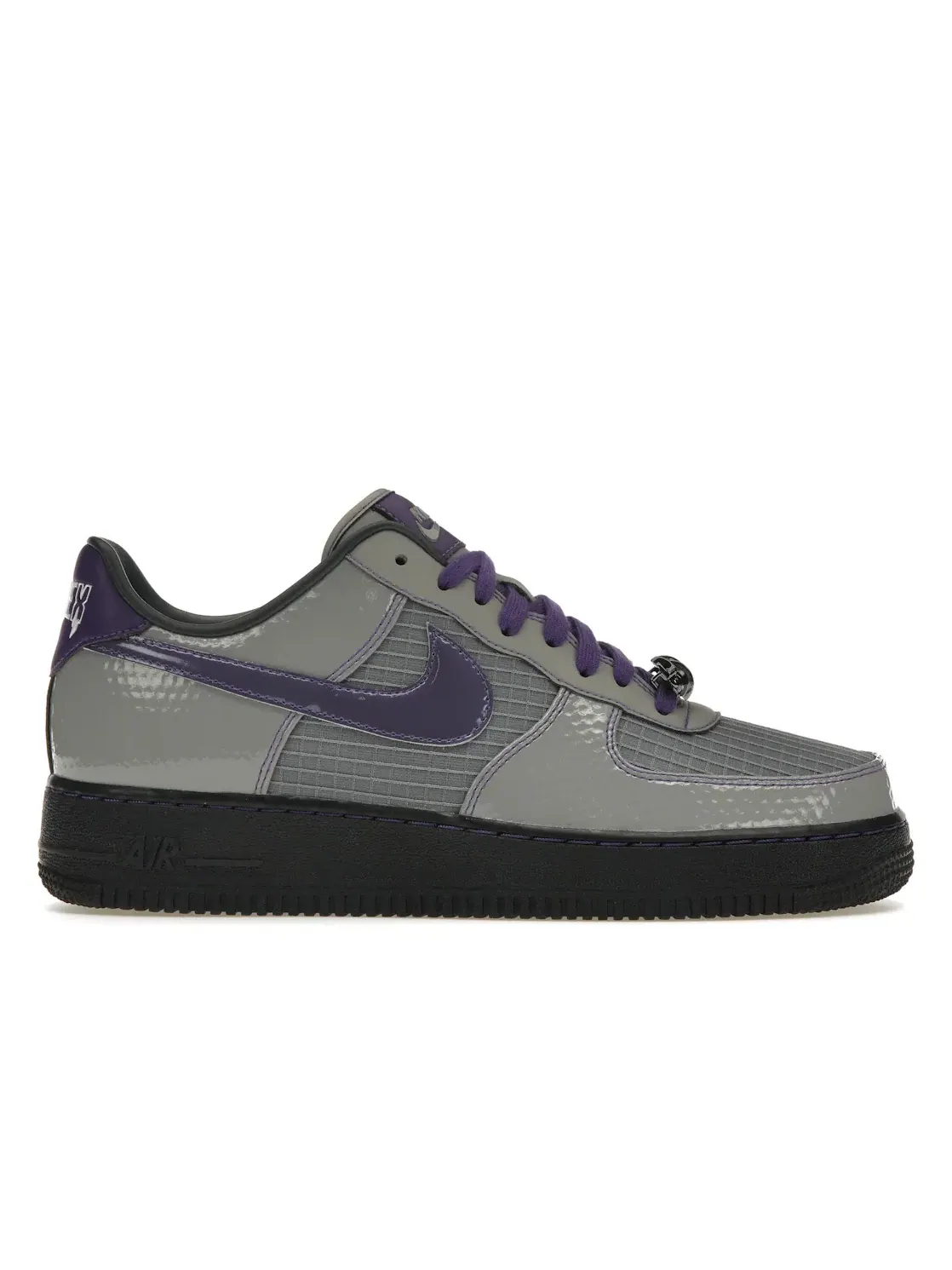 Мужские кроссовки Lifestyle Nike Air Force 1 Low RTFKT Clone X Robot — изображение 1 из 4, серый/фиолетовый-черный