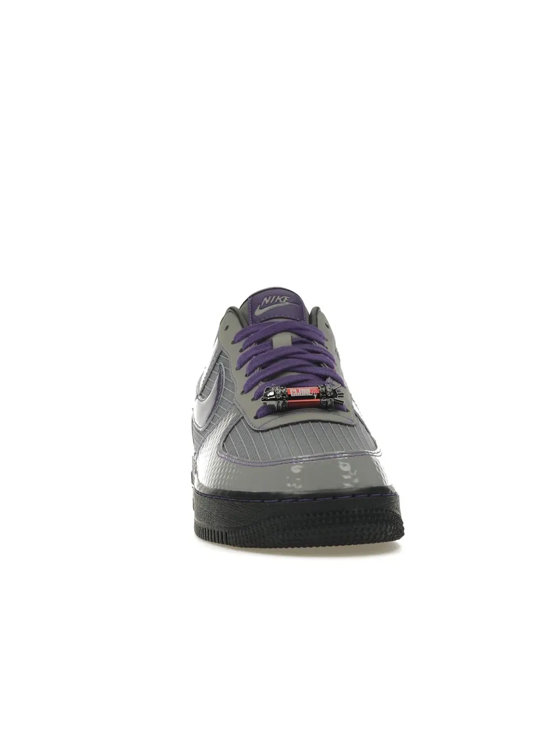 Мужские кроссовки Lifestyle Nike Air Force 1 Low RTFKT Clone X Robot — изображение 2 из 4, серый/фиолетовый-черный