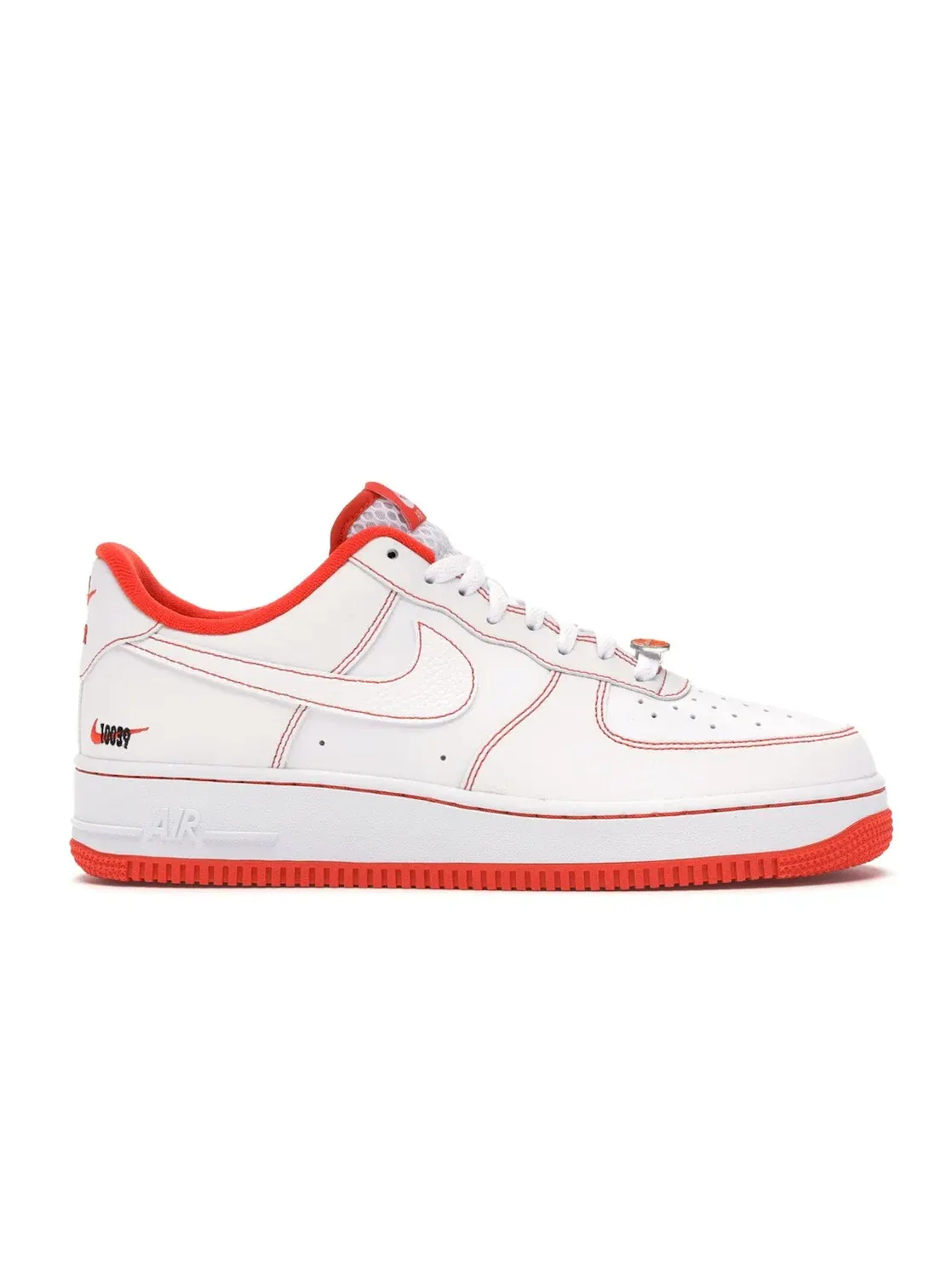 Мужские кроссовки с модельным дизайном Nike Air Force 1 Low — изображение 1 из 4, белый/черный-оранжевый