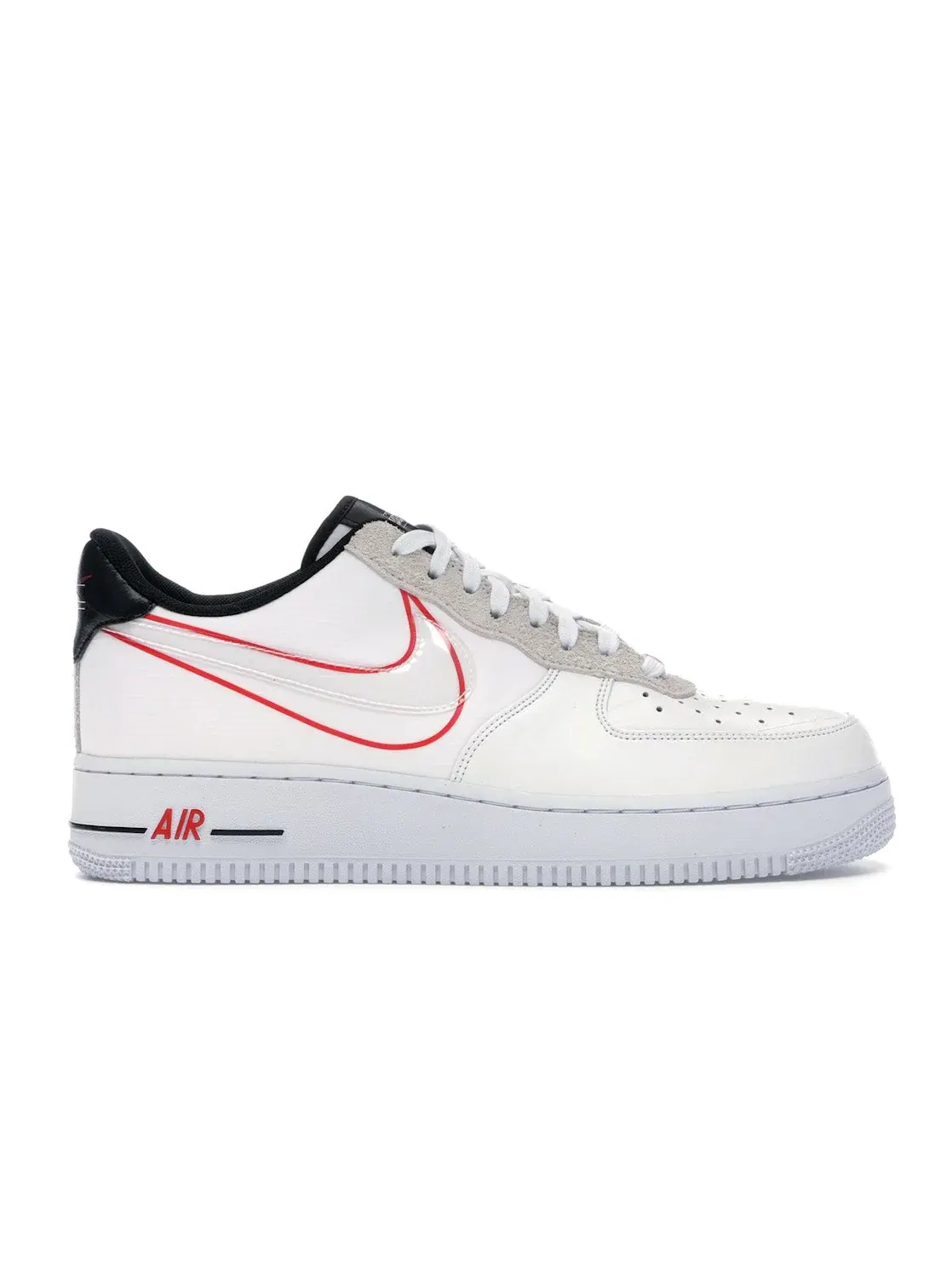 Мужские кроссовки Lifestyle Nike Air Force 1 Low Script Swoosh Pack — изображение 1 из 4, белый/черный-красный