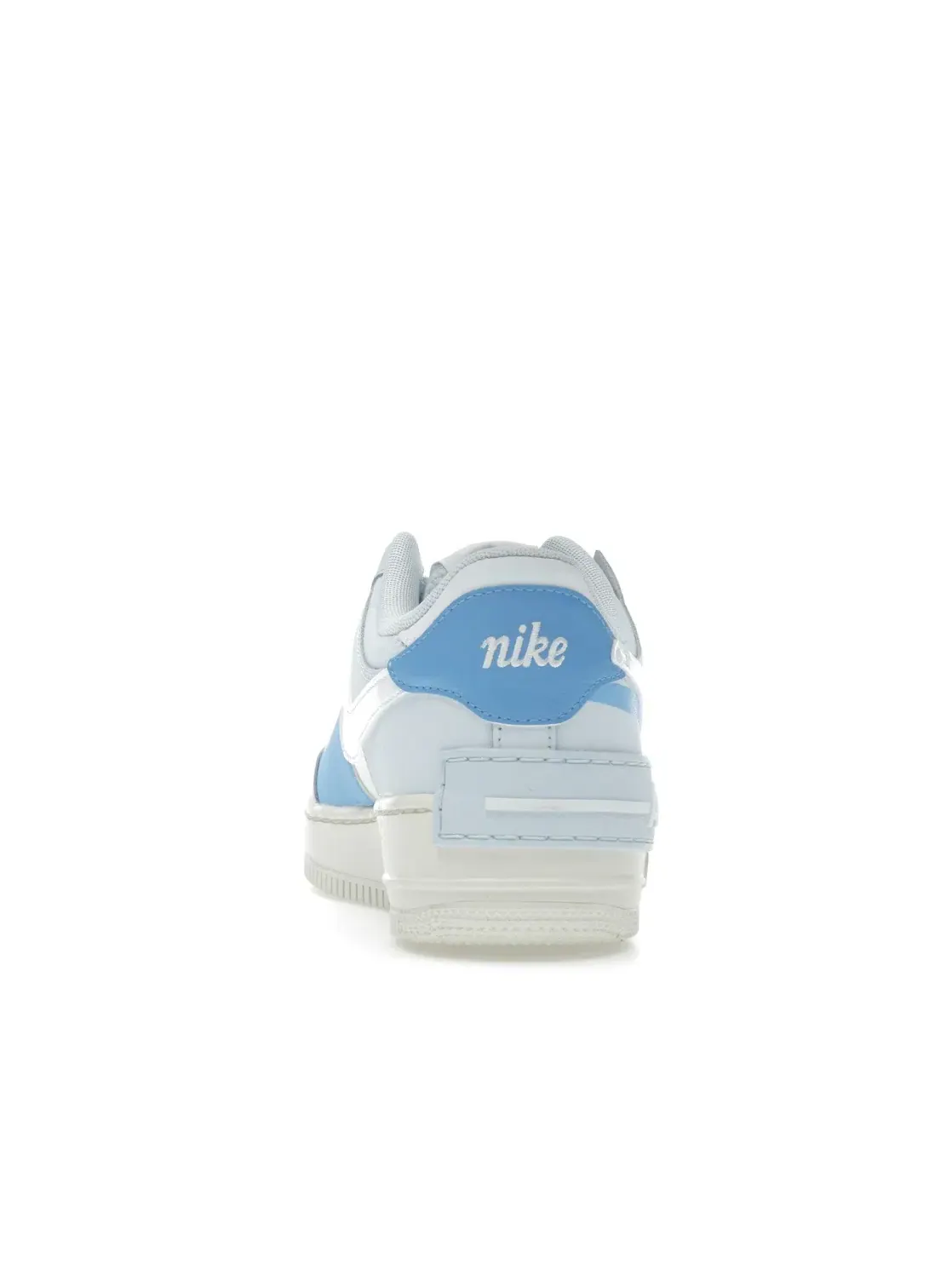 Женские кроссовки с перфорацией Nike Air Force 1 Low Shadow — изображение 4 из 4, синий/белый-синий