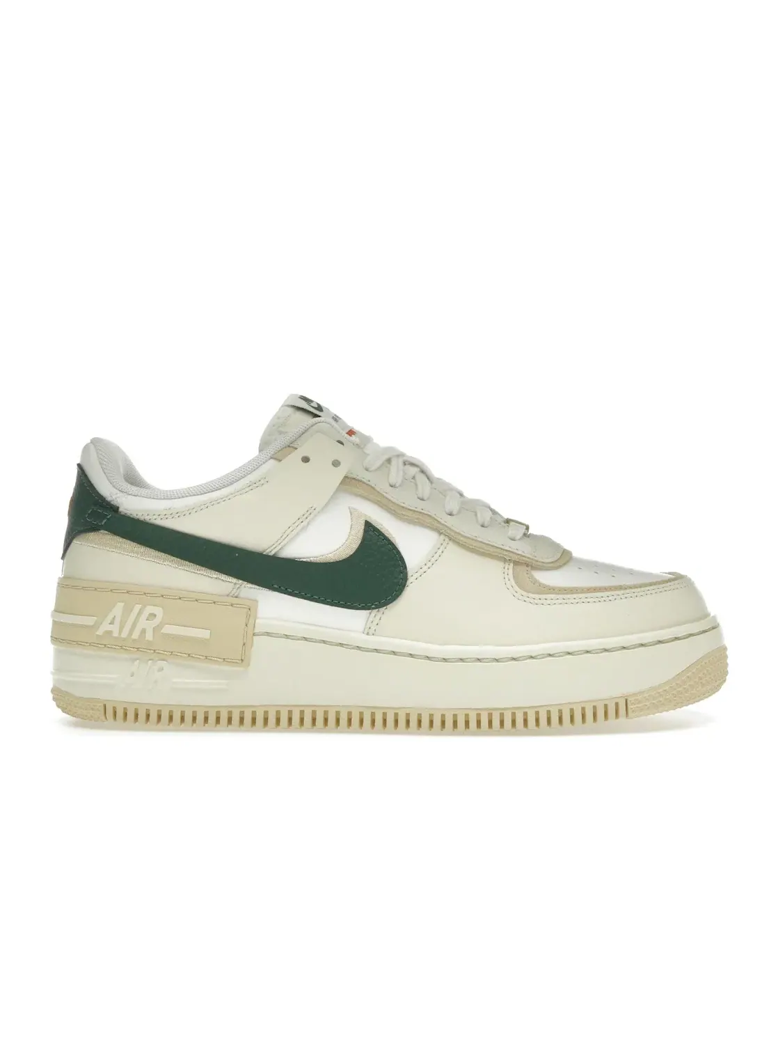 Женские кроссовки с перфорацией Nike Air Force 1 Low Shadow — изображение 1 из 4, оранжевый/бледный