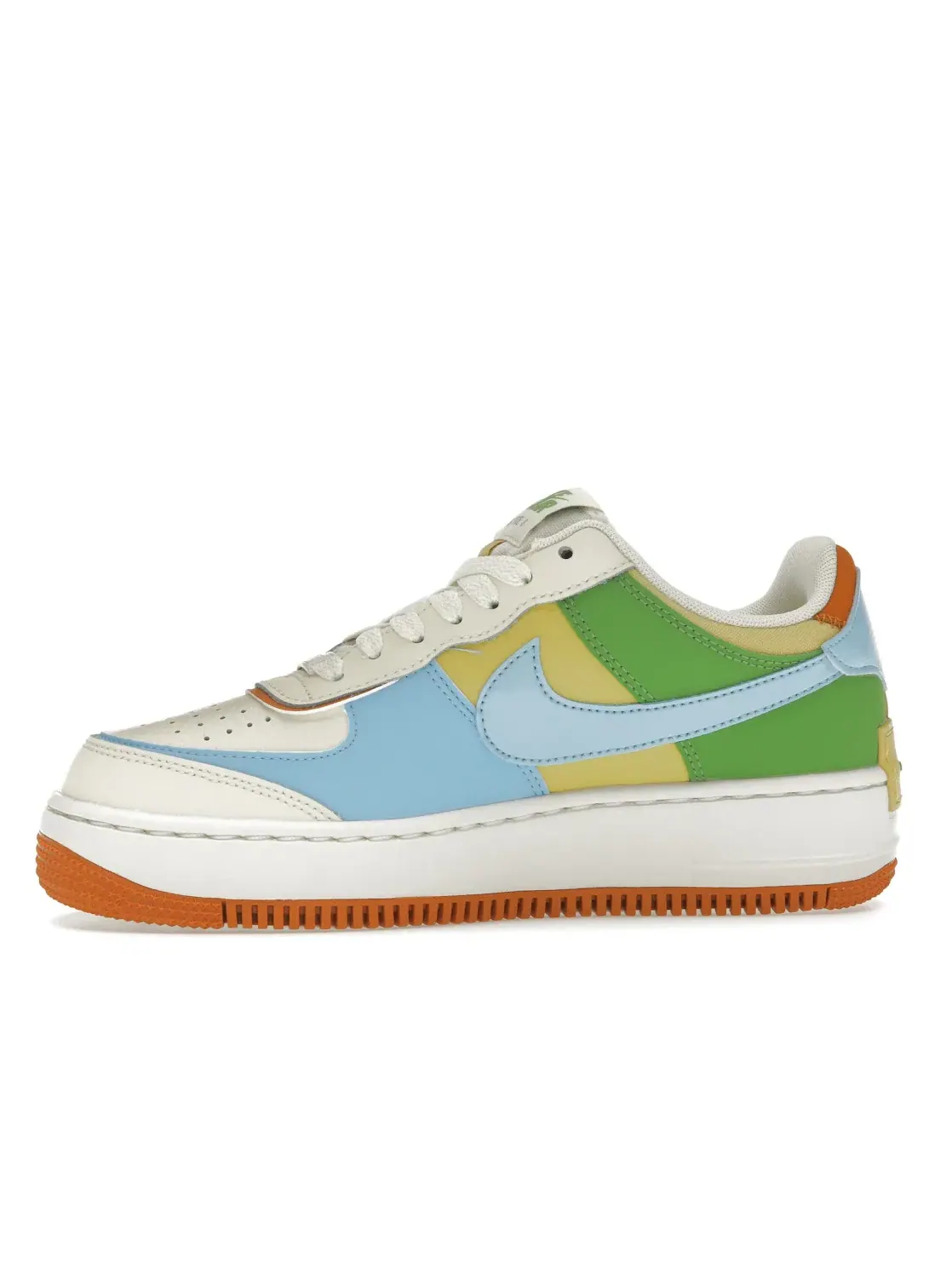 Женские кроссовки с принтом Nike Air Force 1 Low Shadow Nike — изображение 3 из 4, золотистый