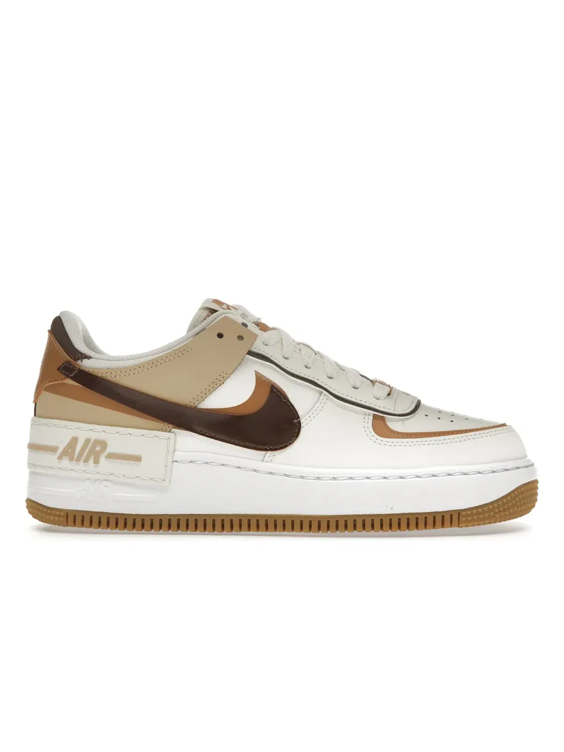 Женские кроссовки Lifestyle Nike Air Force 1 Low Shadow — изображение 1 из 4, коричневый