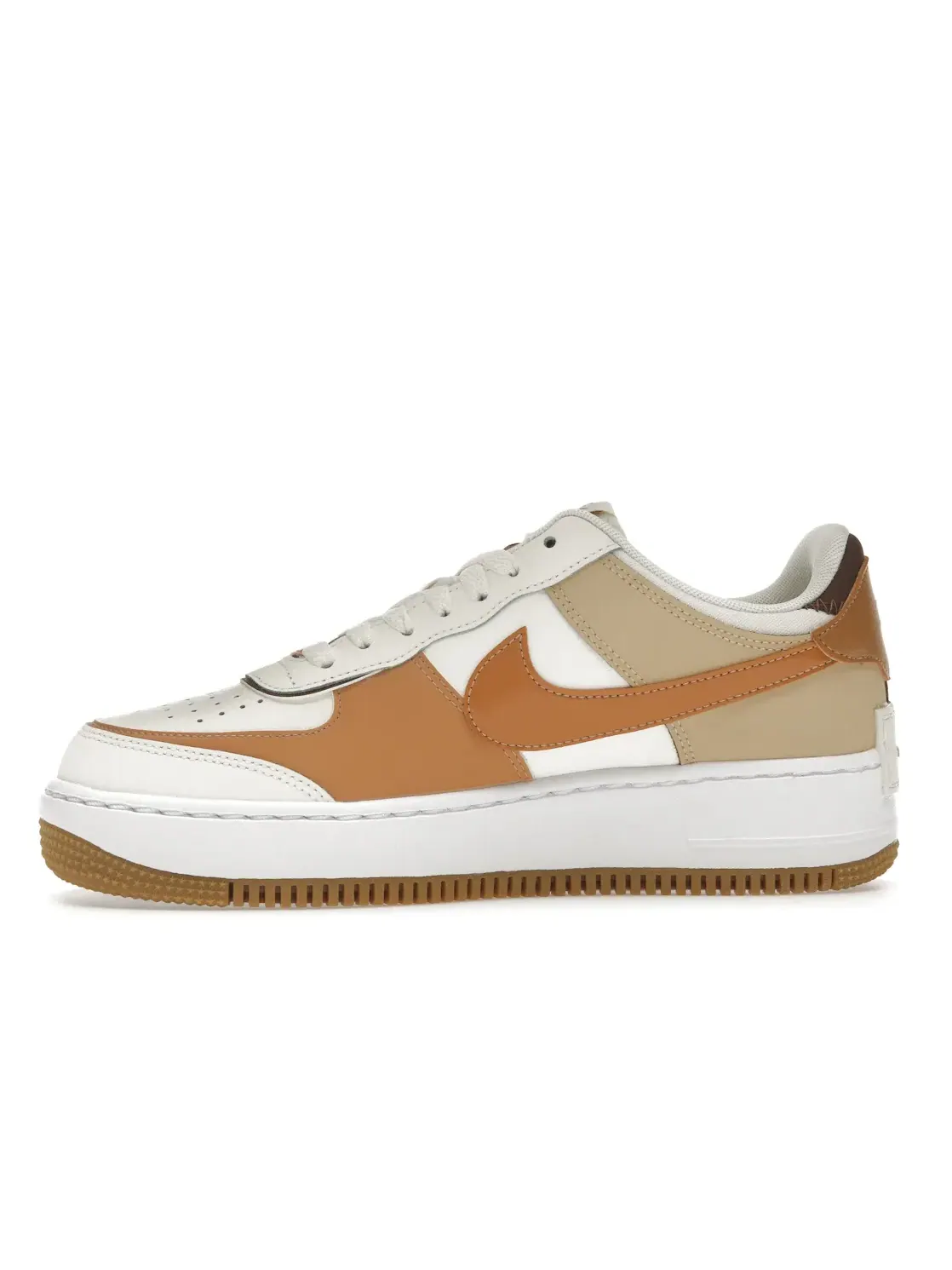 Женские кроссовки Lifestyle Nike Air Force 1 Low Shadow — изображение 3 из 4, коричневый