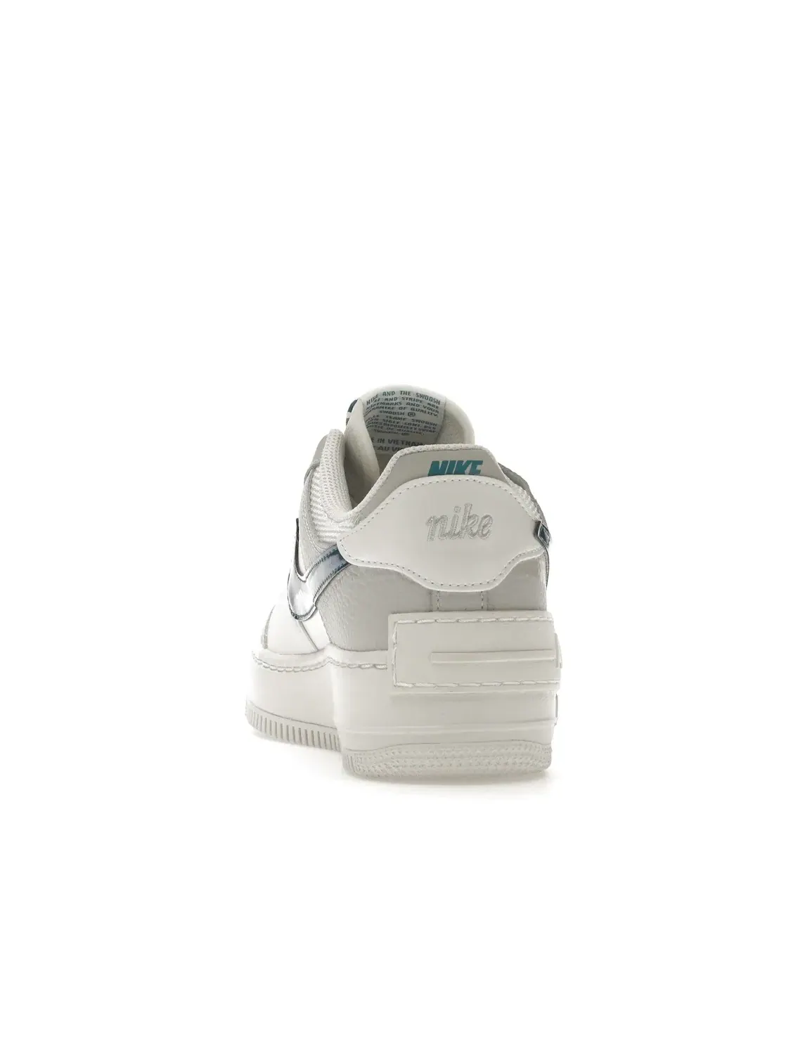 Женские кроссовки с перфорацией Nike Air Force 1 Low Shadow — изображение 4 из 4, белый/серый/яркий/белый