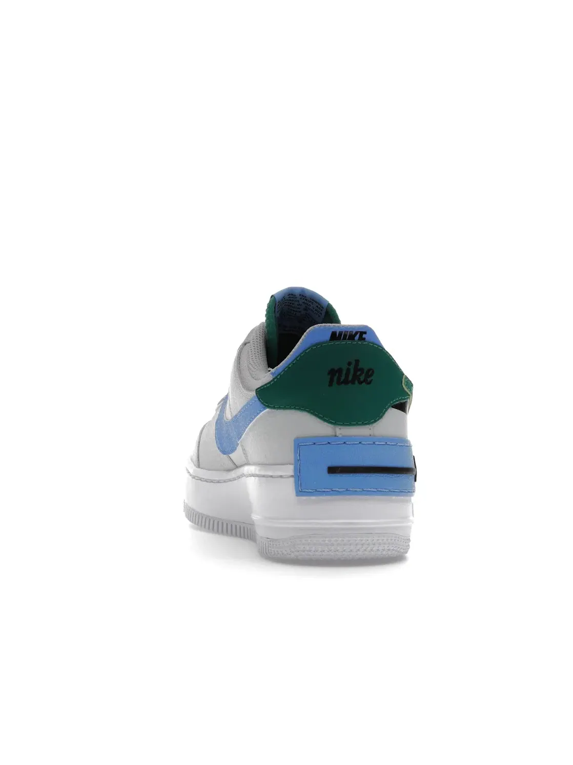 Женские кроссовки с контрастными деталями Nike Air Force 1 Low Shadow — изображение 4 из 4, черный/синий