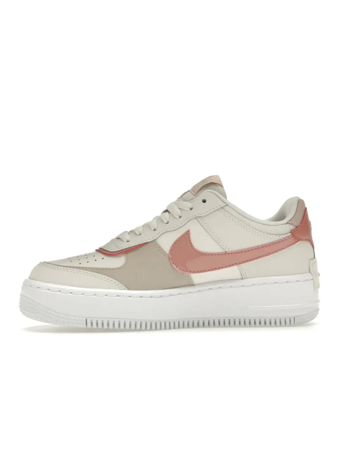 Женские кроссовки Lifestyle Nike Air Force 1 Low Shadow — изображение 3 из 4, красный/розовый/белый