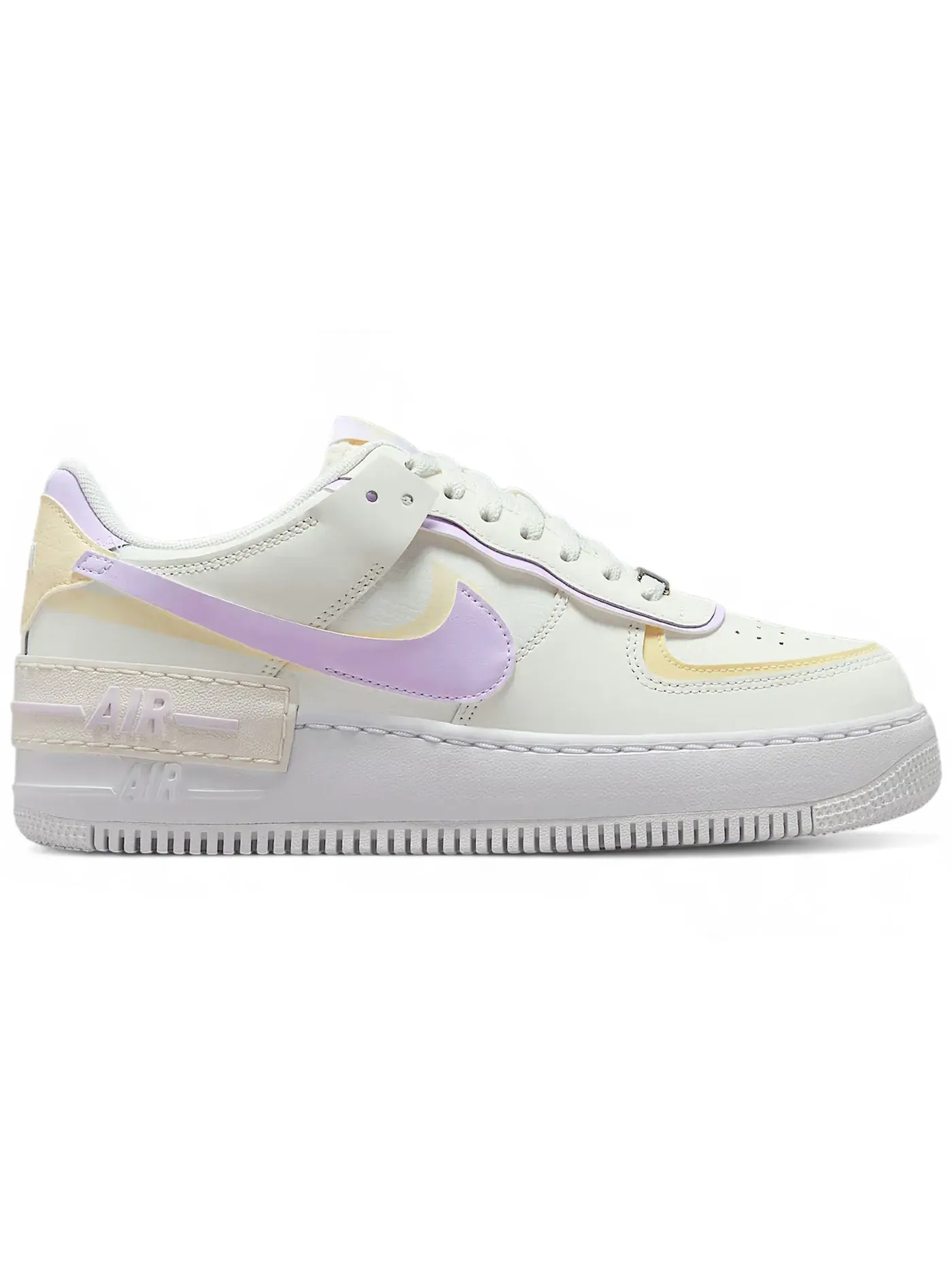 Женские кроссовки с контрастной подошвой Nike Air Force 1 Low Shadow — изображение 1 из 1, белый