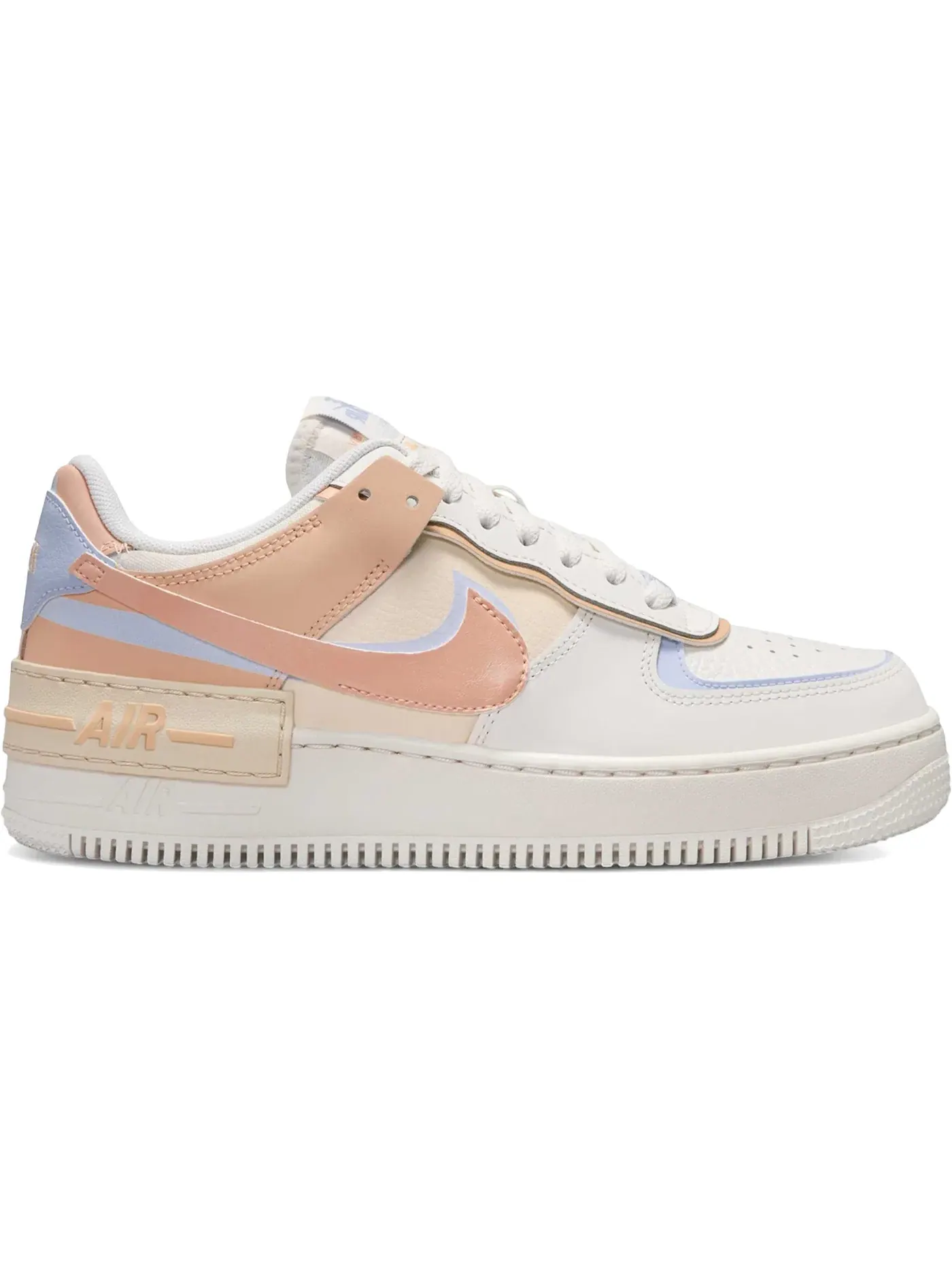Женские кроссовки Lifestyle Nike Air Force 1 Low Shadow — изображение 1 из 1, бледный/белый