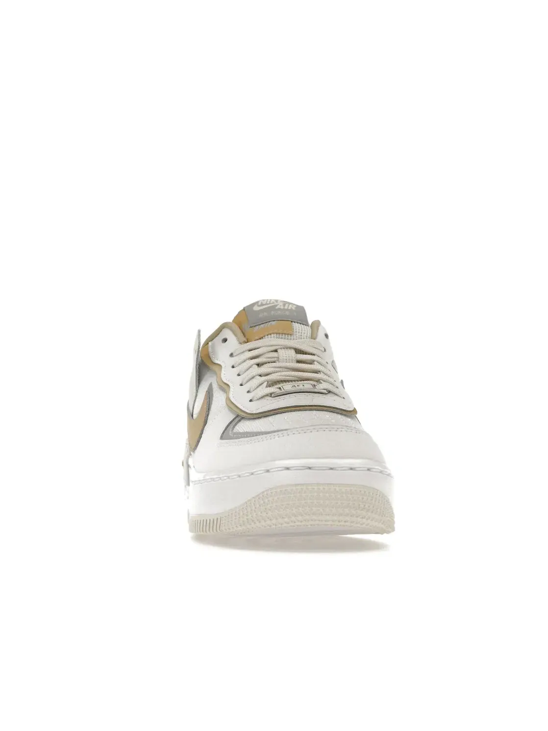 Женские кроссовки с двойной подошвой Nike Air Force 1 Low Shadow — изображение 2 из 4, бежевый