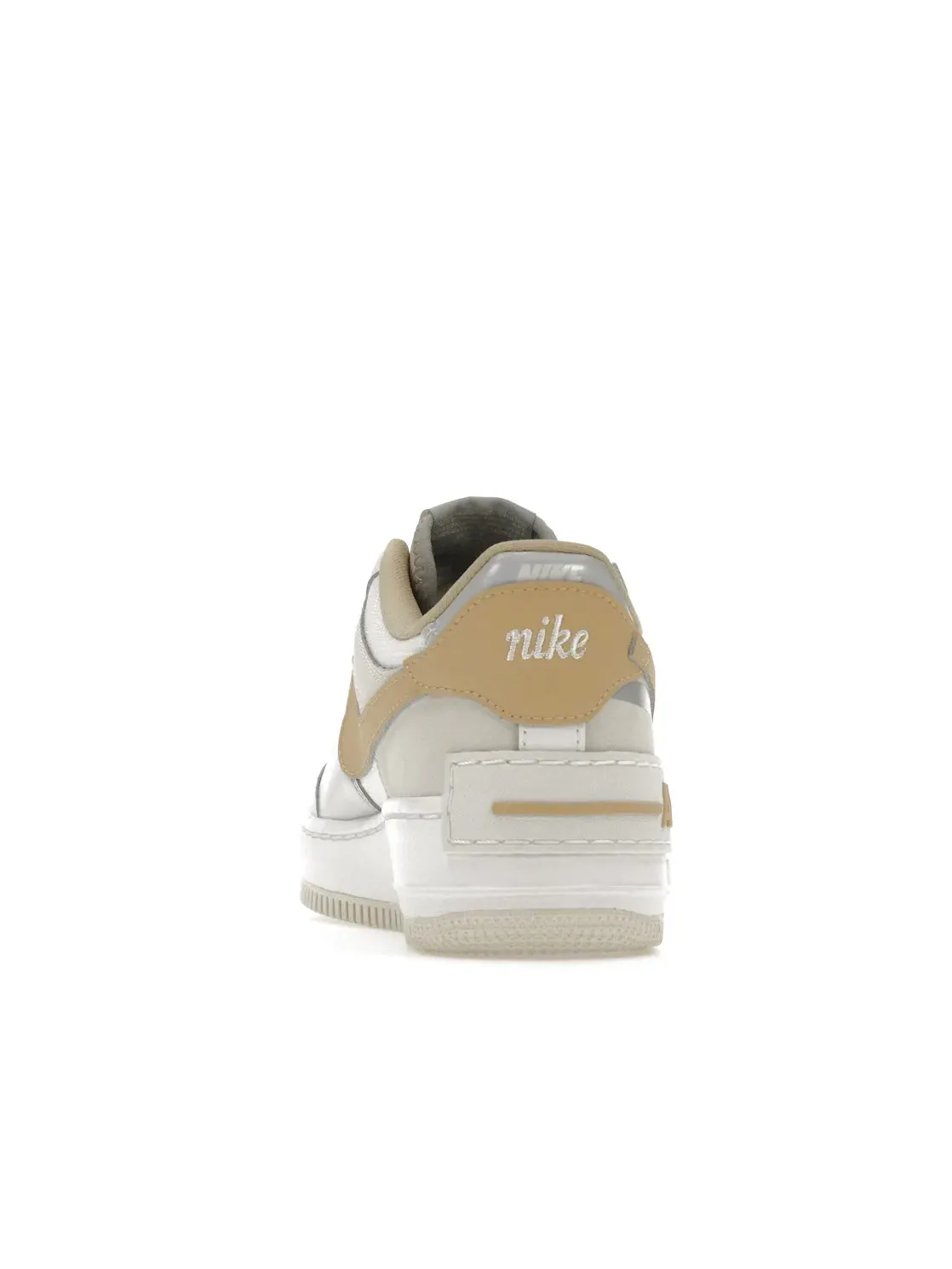 Женские кроссовки с двойной подошвой Nike Air Force 1 Low Shadow — изображение 4 из 4, бежевый