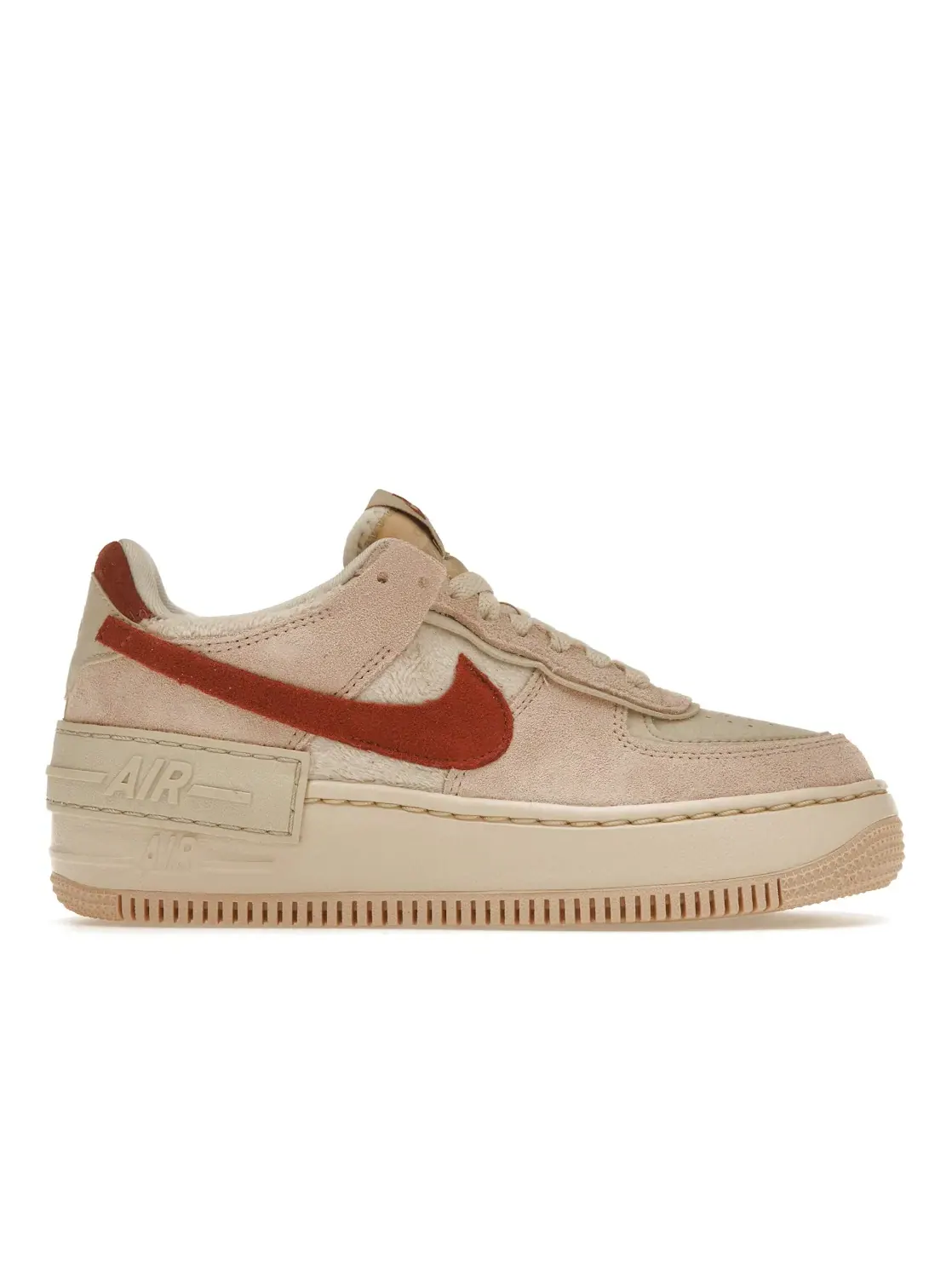 Женские кроссовки с перфорацией Nike Air Force 1 Low Shadow — изображение 1 из 4, белый