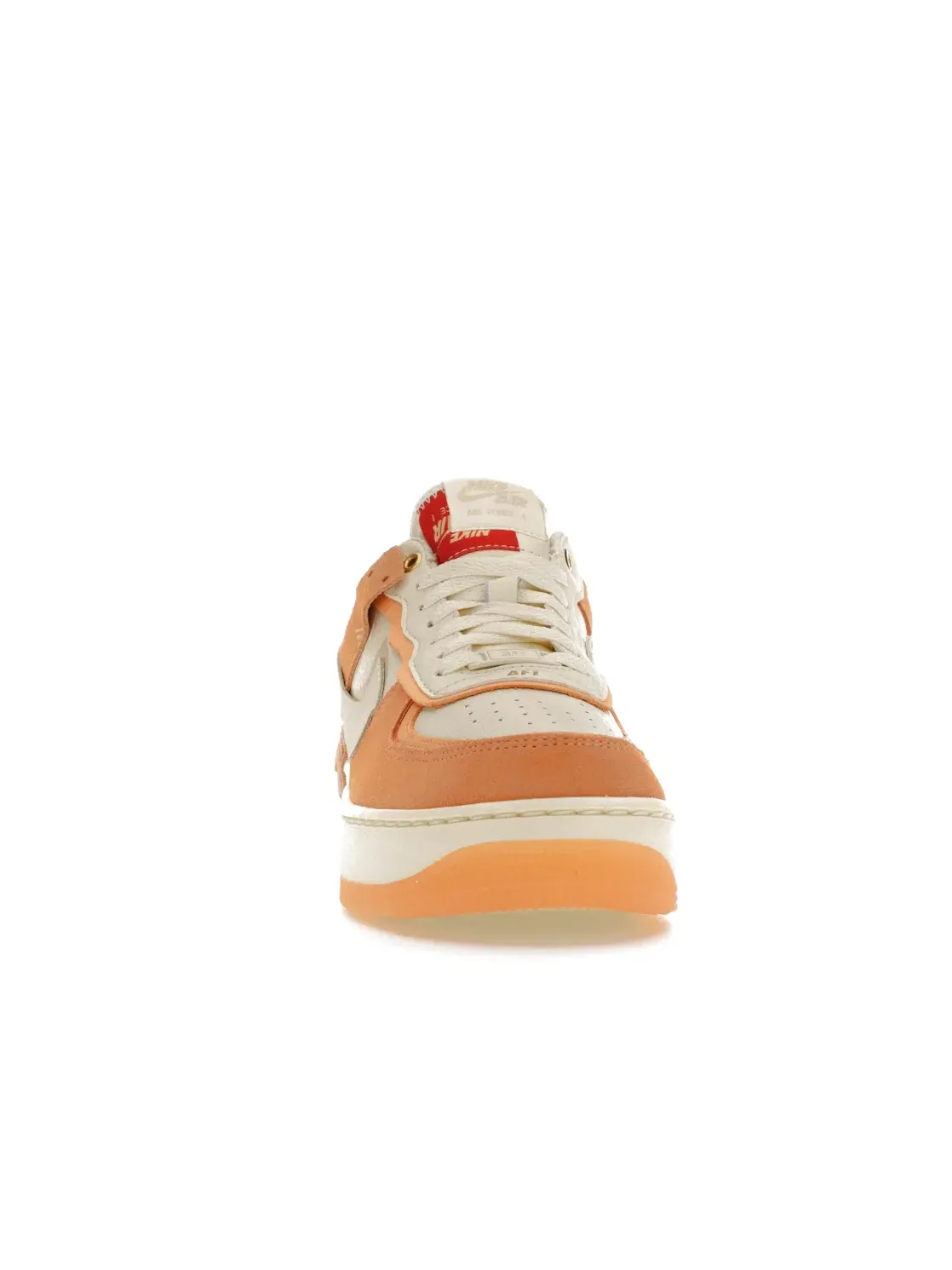 Женские кроссовки с многослойным дизайном Nike Air Force 1 Low Shadow Nike — изображение 2 из 4, оранжевый