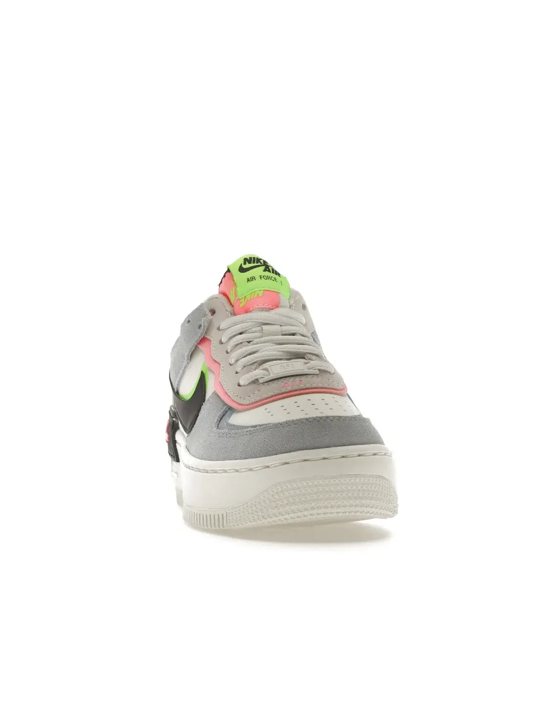 Женские кроссовки Lifestyle Nike Air Force 1 Low Shadow — изображение 2 из 4, черный--светлый синий