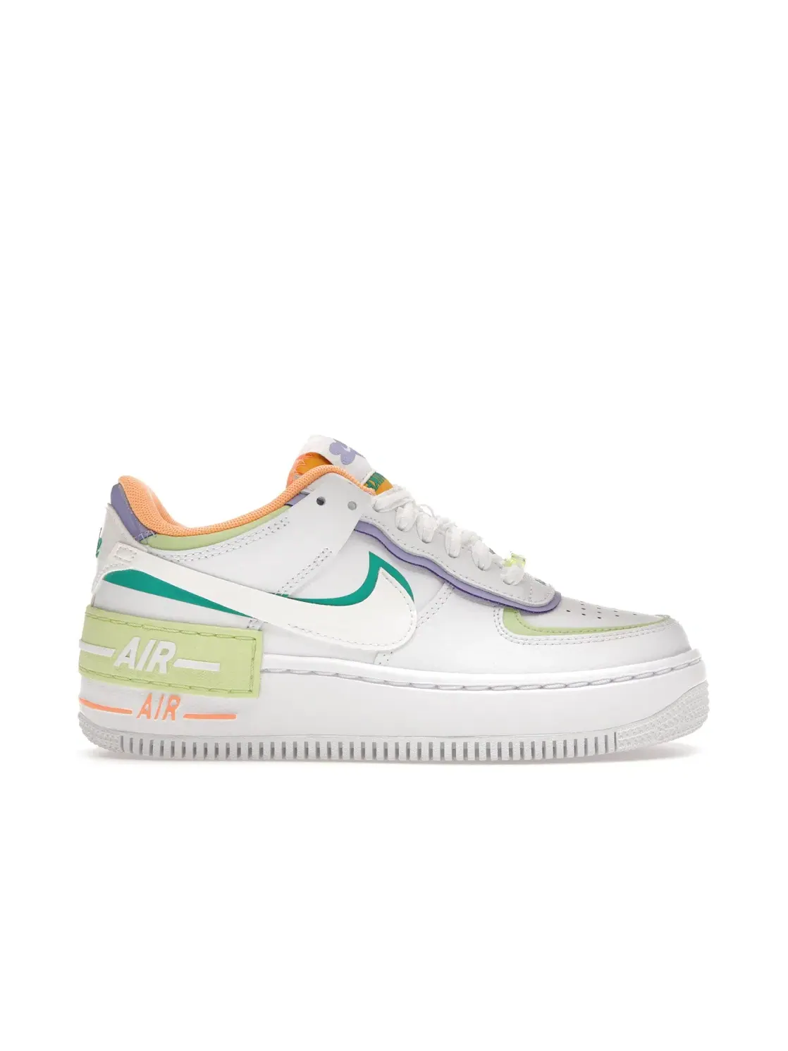 Женские кроссовки с цветными акцентами Nike Air Force 1 Low Shadow — изображение 1 из 4