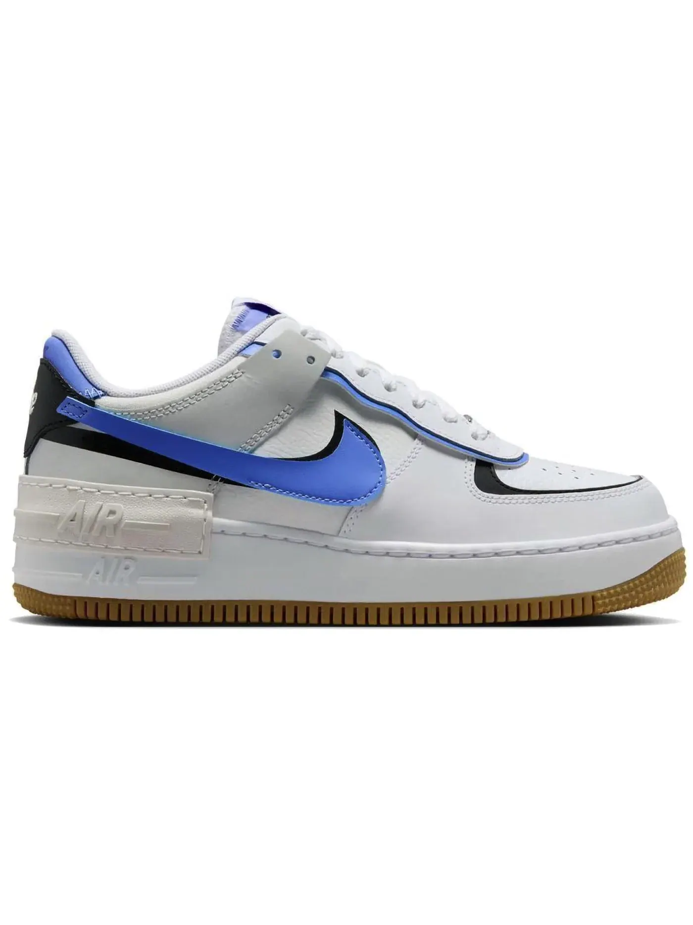 Женские кроссовки Lifestyle Nike Air Force 1 Low Shadow — изображение 1 из 1, белый/черный