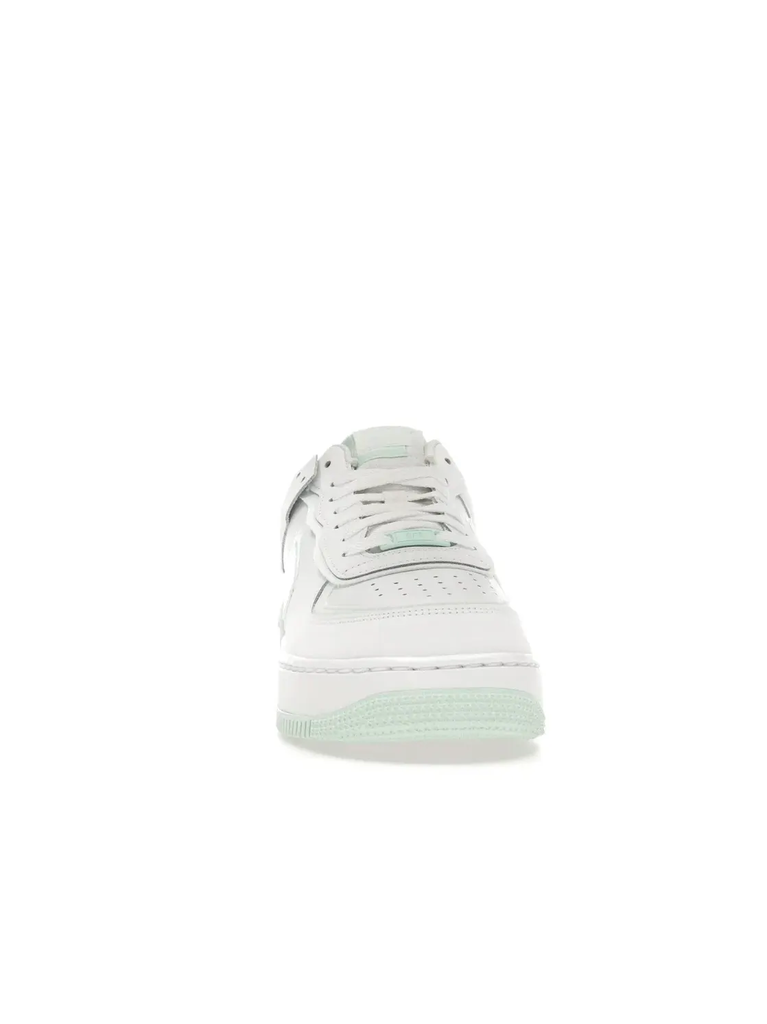 Женские кроссовки Lifestyle Nike Air Force 1 Low Shadow — изображение 2 из 4, белый/зеленый