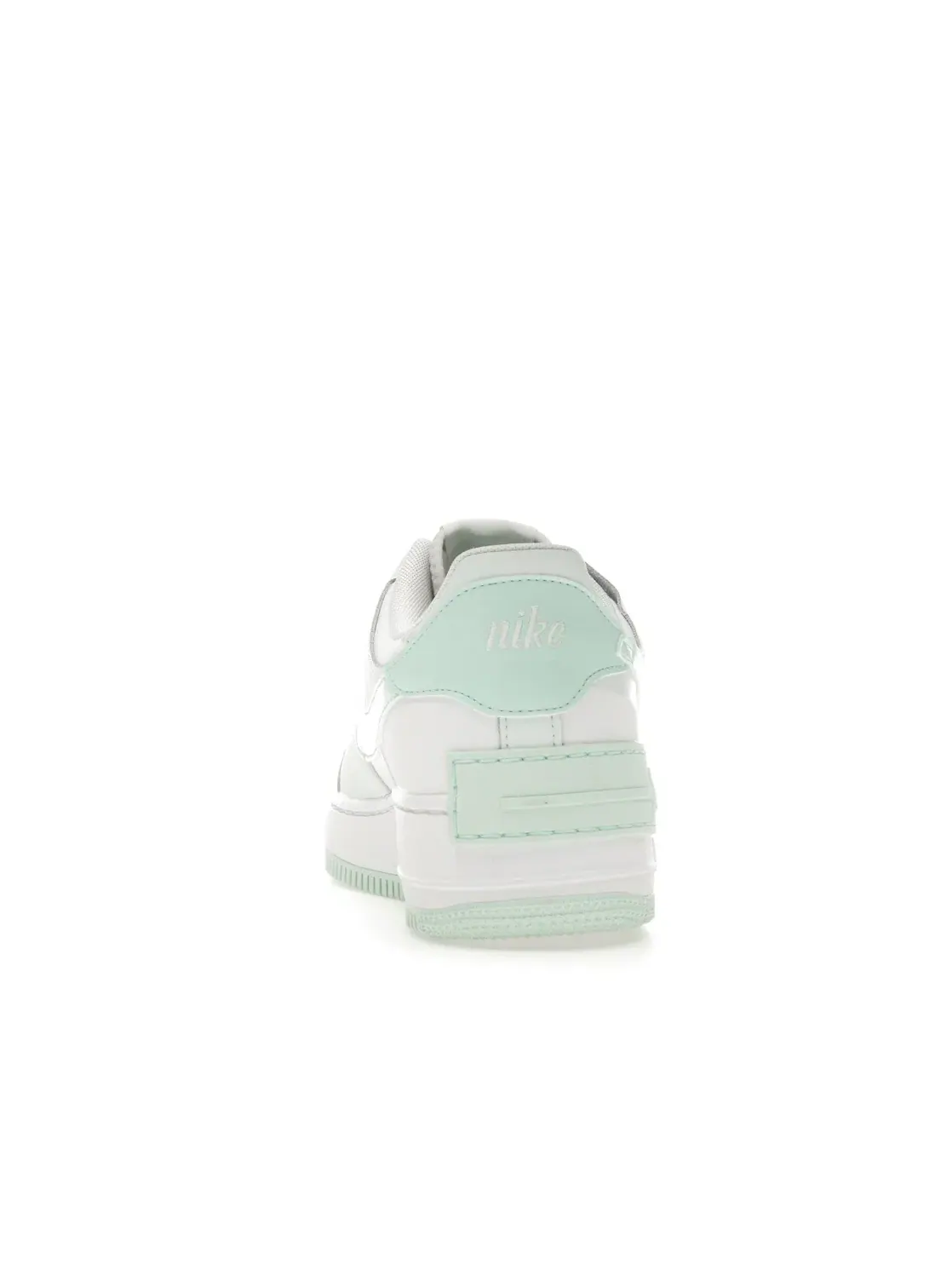 Женские кроссовки Lifestyle Nike Air Force 1 Low Shadow — изображение 4 из 4, белый/зеленый