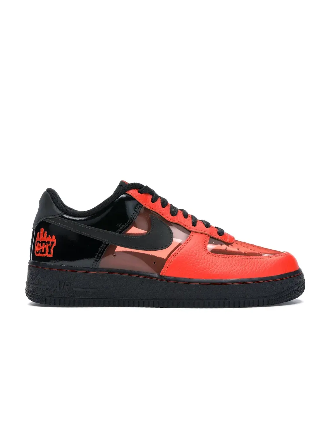 Мужские кроссовки lifestyle с принтом Nike Air Force 1 Low Shibuya Halloween — изображение 1 из 4, черный/оранжевый