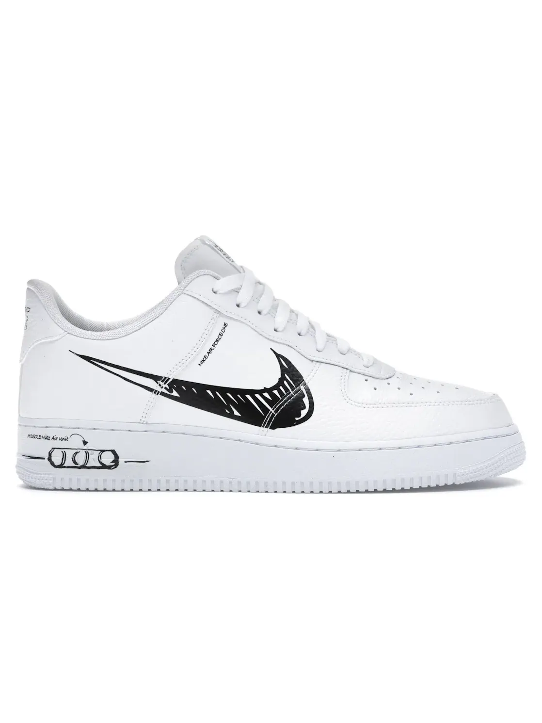 Мужские кроссовки Lifestyle Nike Air Force 1 Low — изображение 1 из 4, белый/черный-белый