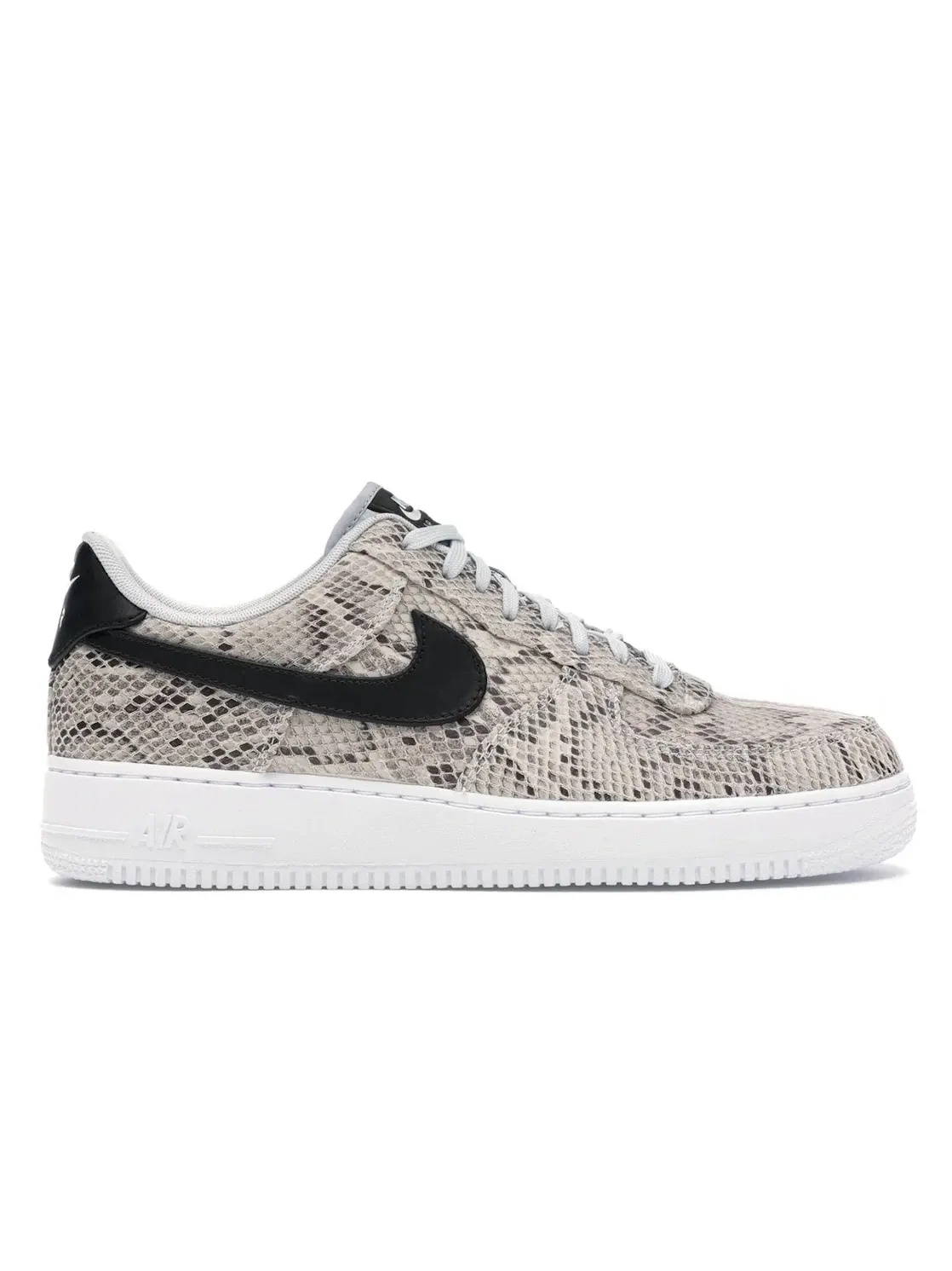 Мужские кроссовки с змеиным принтом Nike Air Force 1 Low — изображение 1 из 4, белый/черный