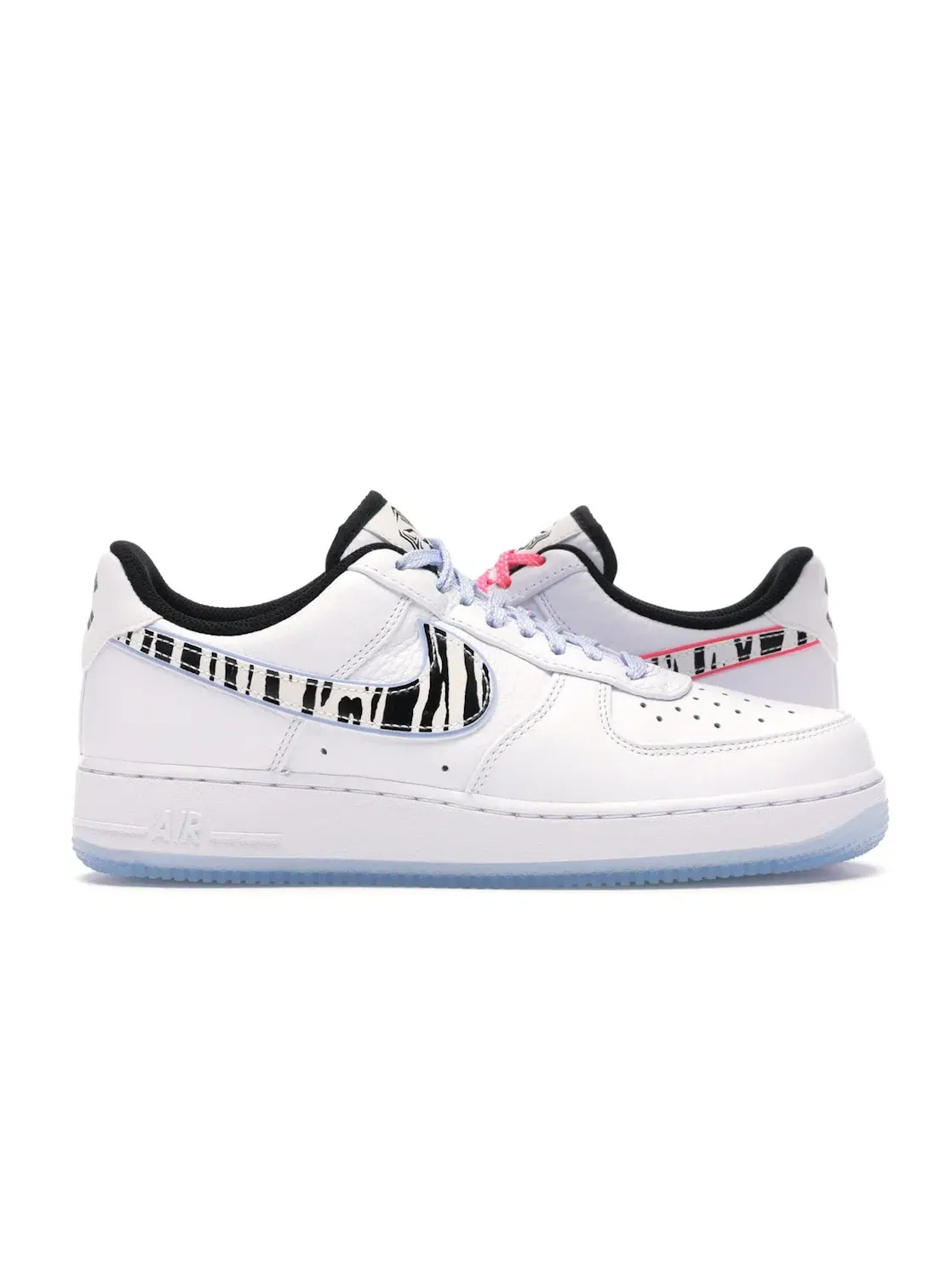 Мужские кроссовки с принтом Nike Air Force 1 Low — изображение 1 из 4, белый/черный-мульти