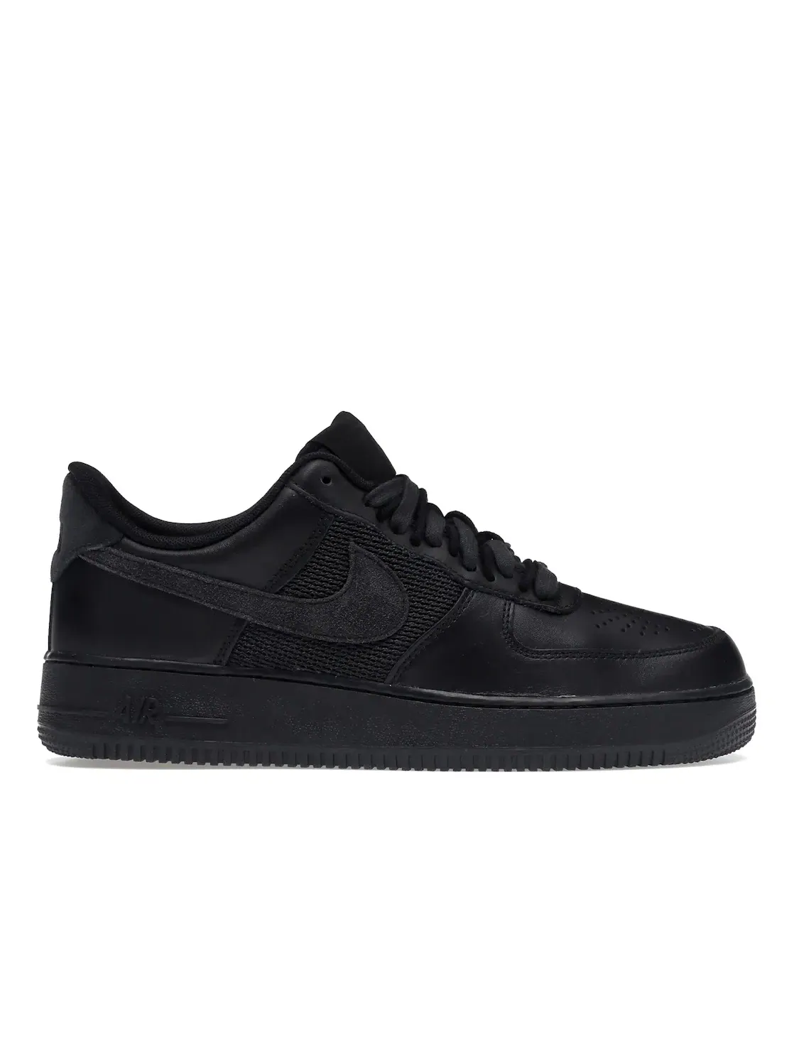 Мужские кроссовки с перфорированным носком Nike Air Force 1 Low SP Slam Jam Black — изображение 1 из 4, черный/черный