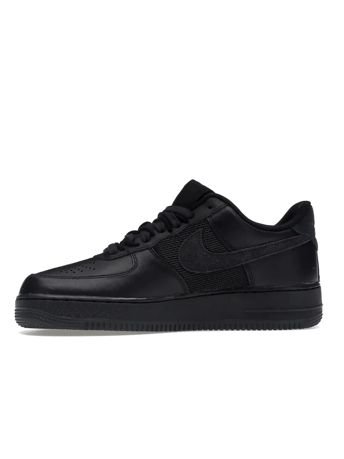 Мужские кроссовки с перфорированным носком Nike Air Force 1 Low SP Slam Jam Black — изображение 3 из 4, черный/черный