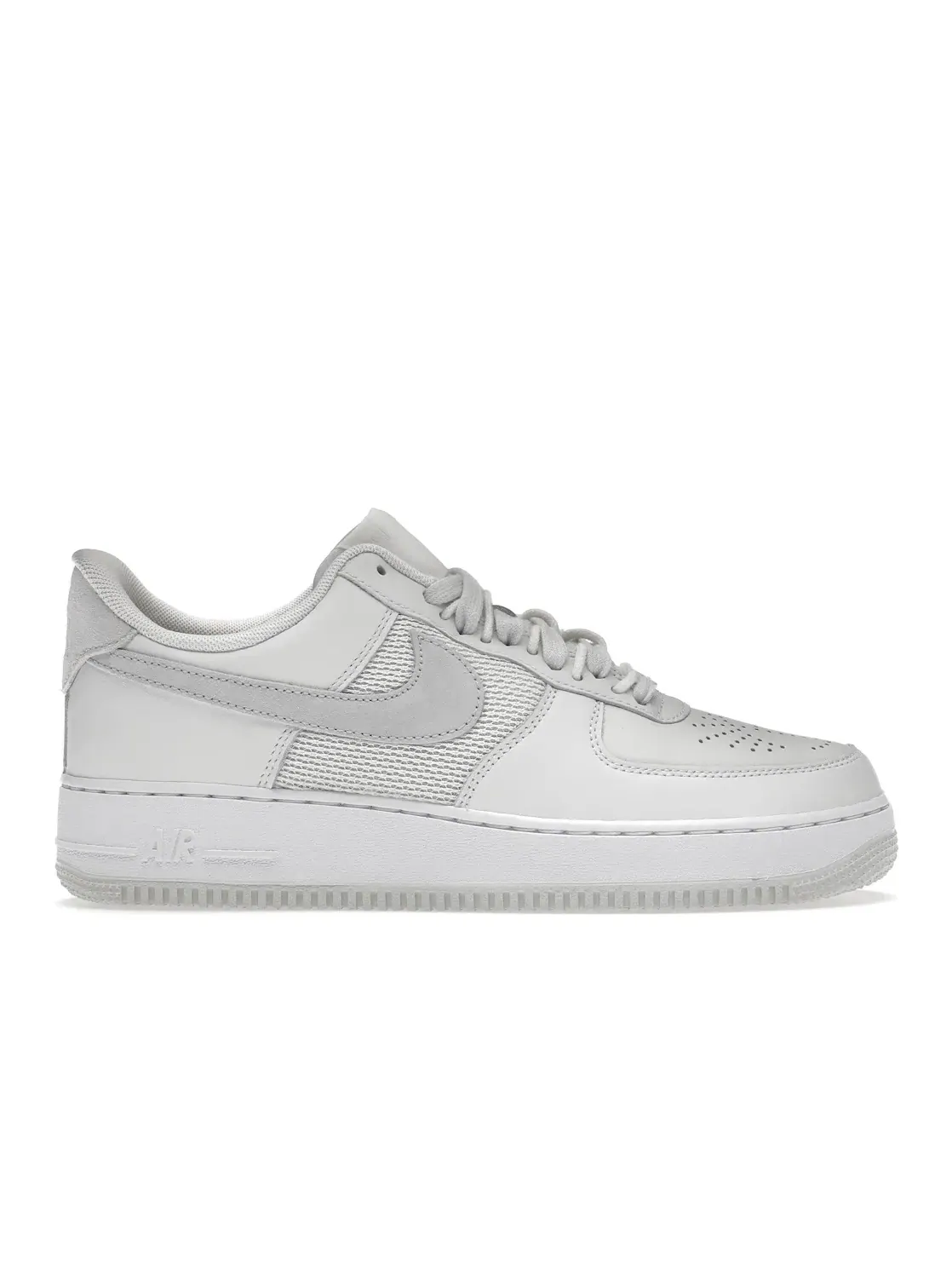 Мужские кроссовки с премиальной кожи Nike Air Force 1 Low SP Slam Jam — изображение 1 из 4, белый/белый
